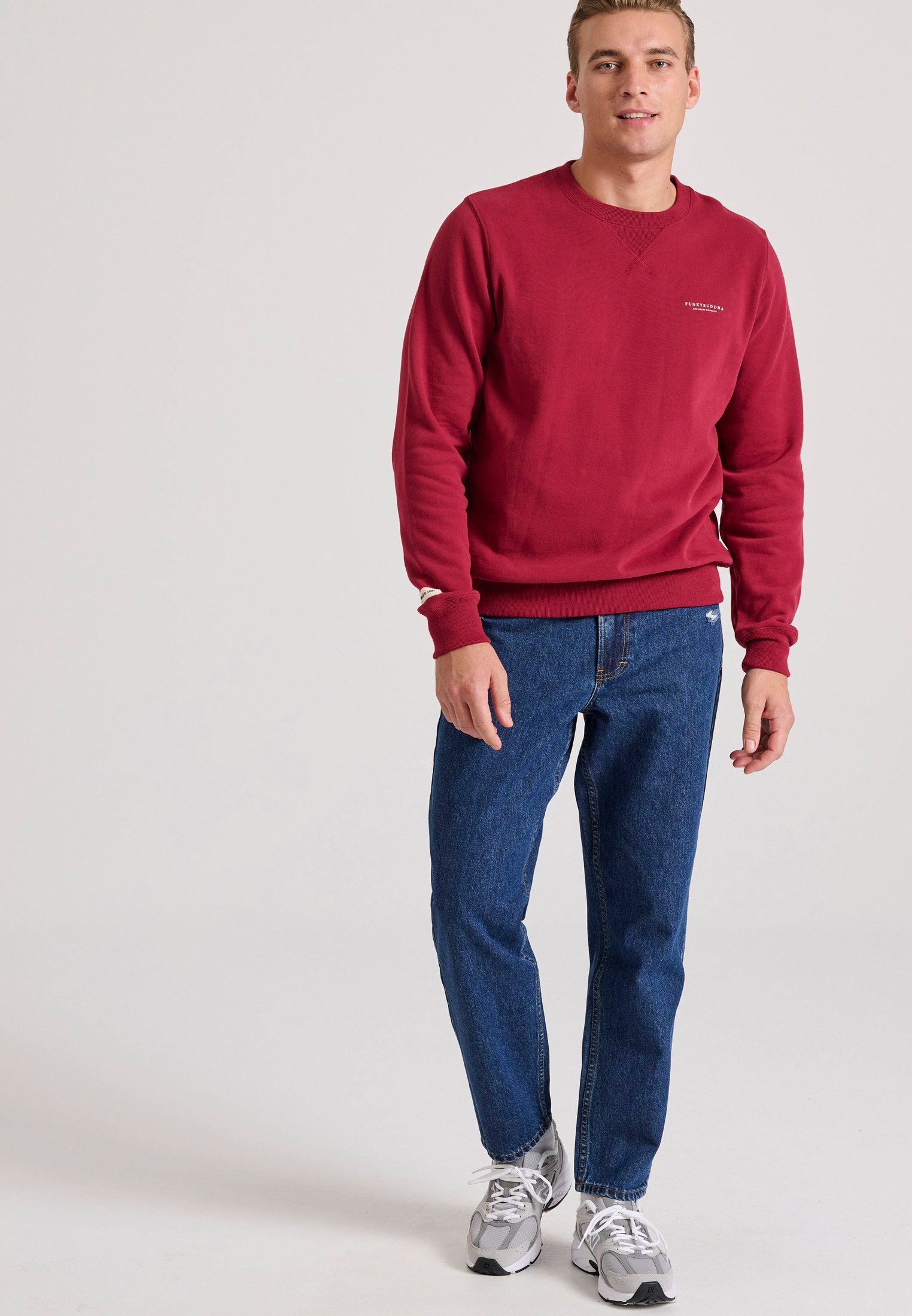 Men's Hoodies & Sweatshirts Funky Buddha Bordeaux