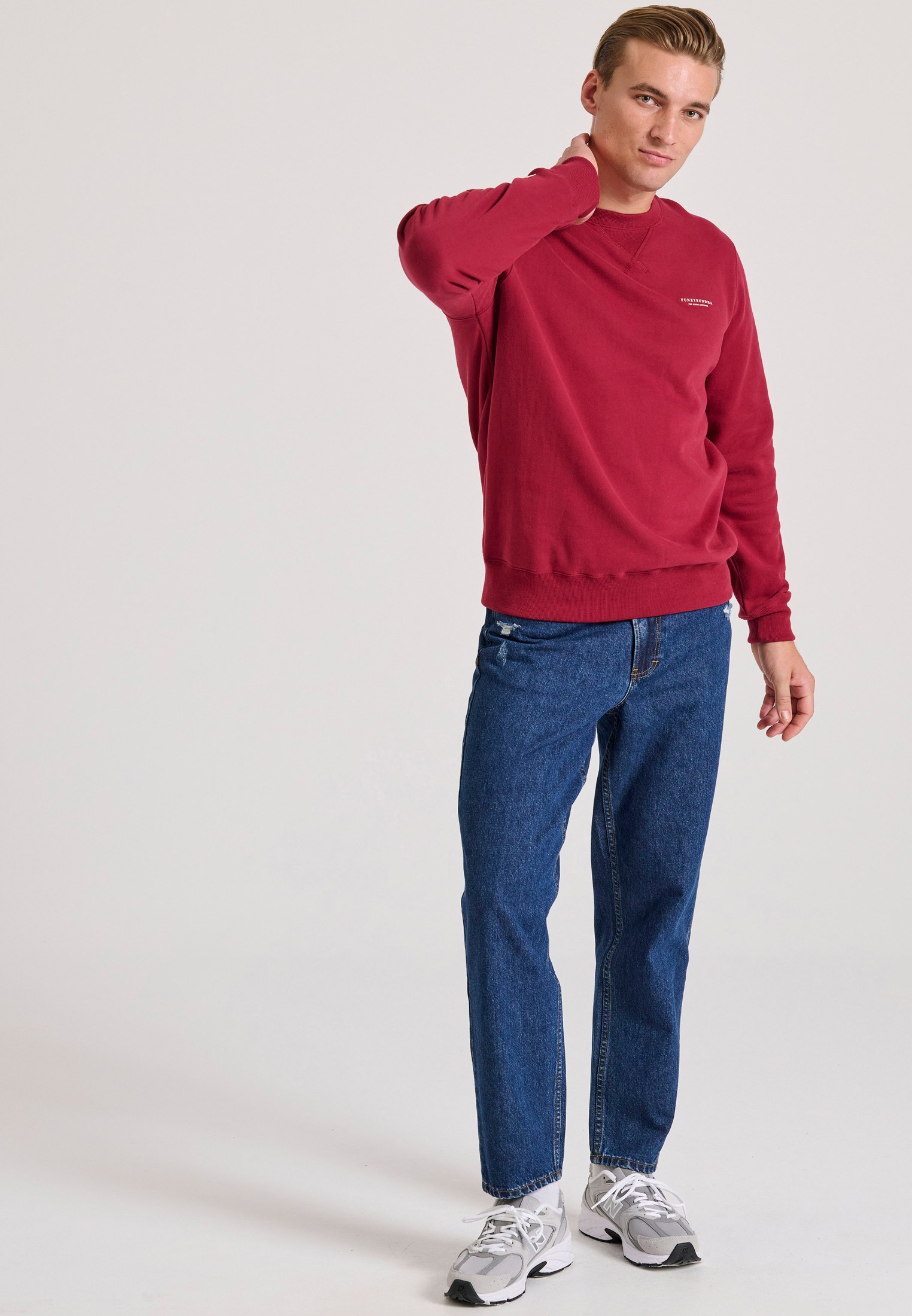 Men's Hoodies & Sweatshirts Funky Buddha Bordeaux