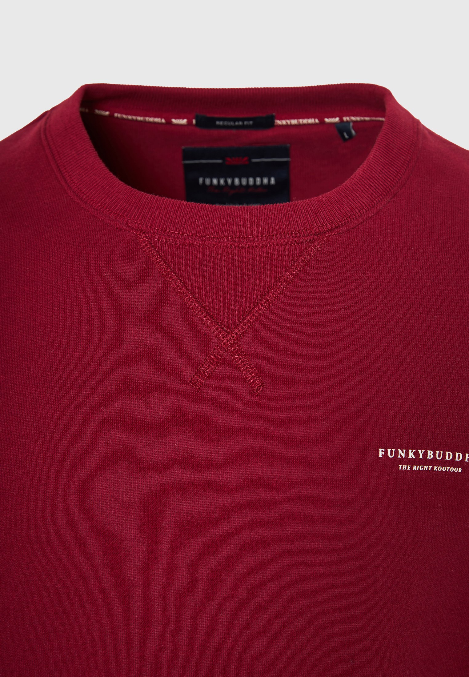 Men's Hoodies & Sweatshirts Funky Buddha Bordeaux