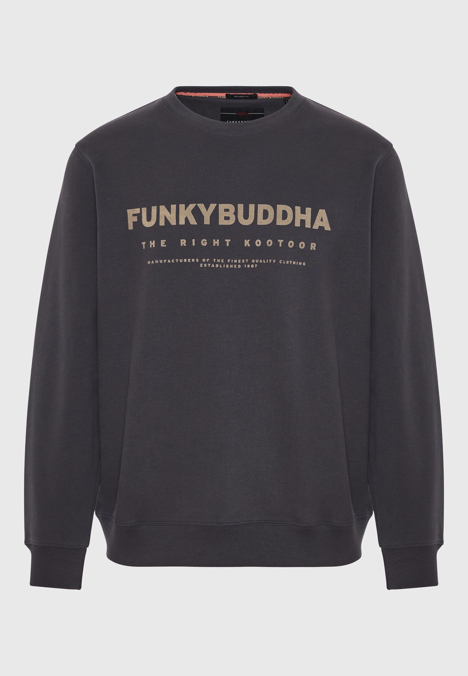 Men's Hoodies & Sweatshirts Funky Buddha Gray