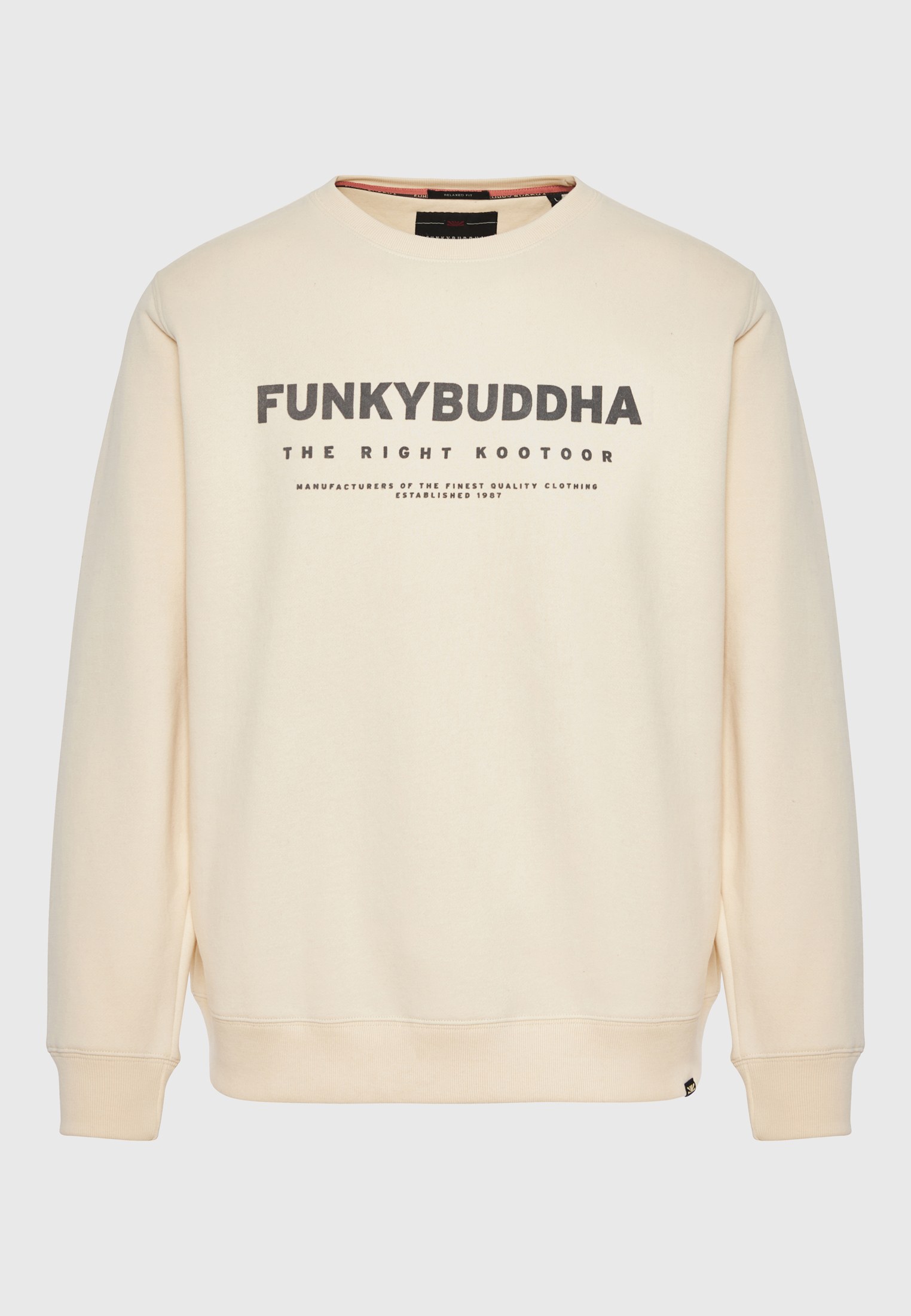 Men's Hoodies & Sweatshirts Funky Buddha White