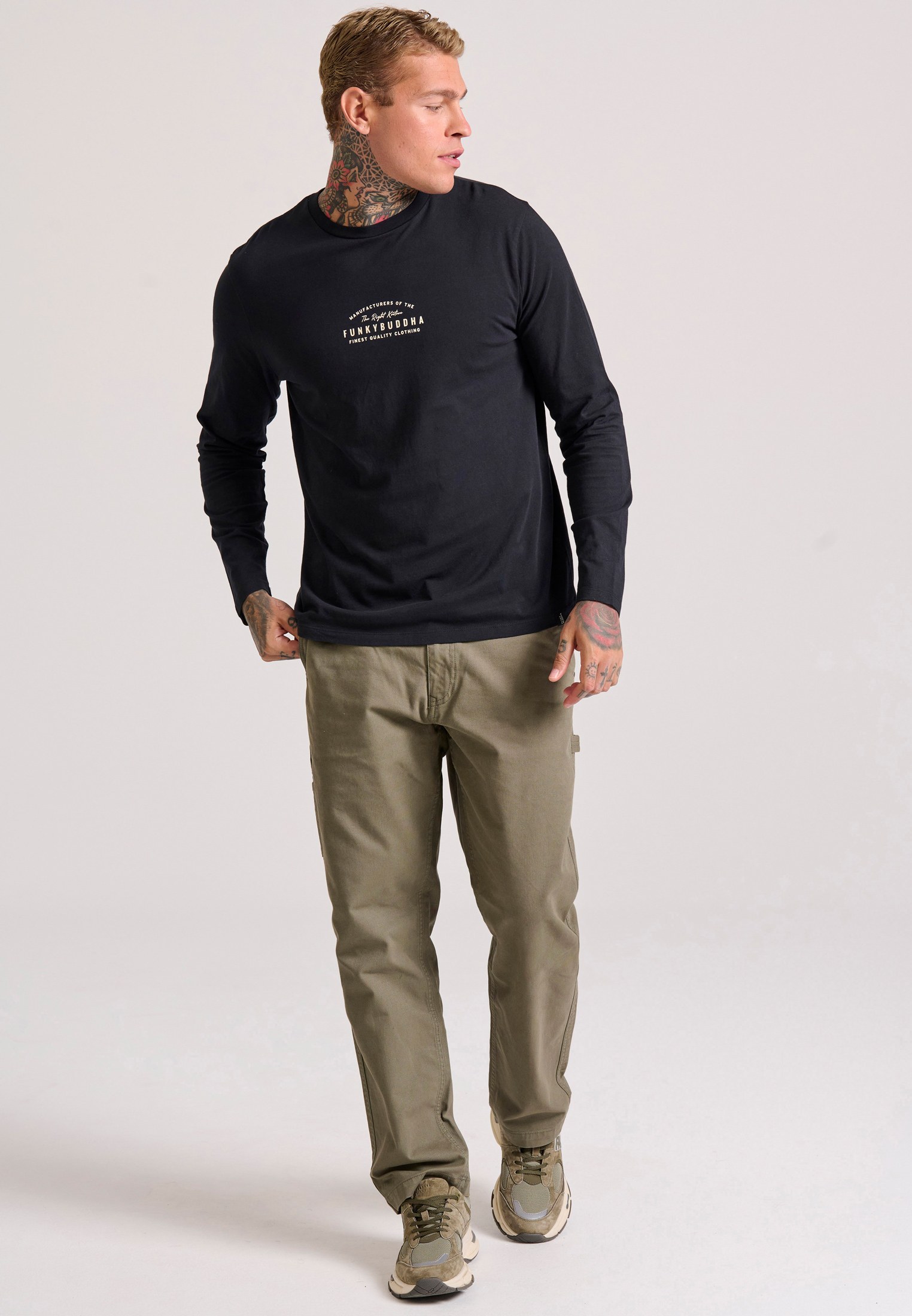 Men's T-Shirts Funky Buddha Black