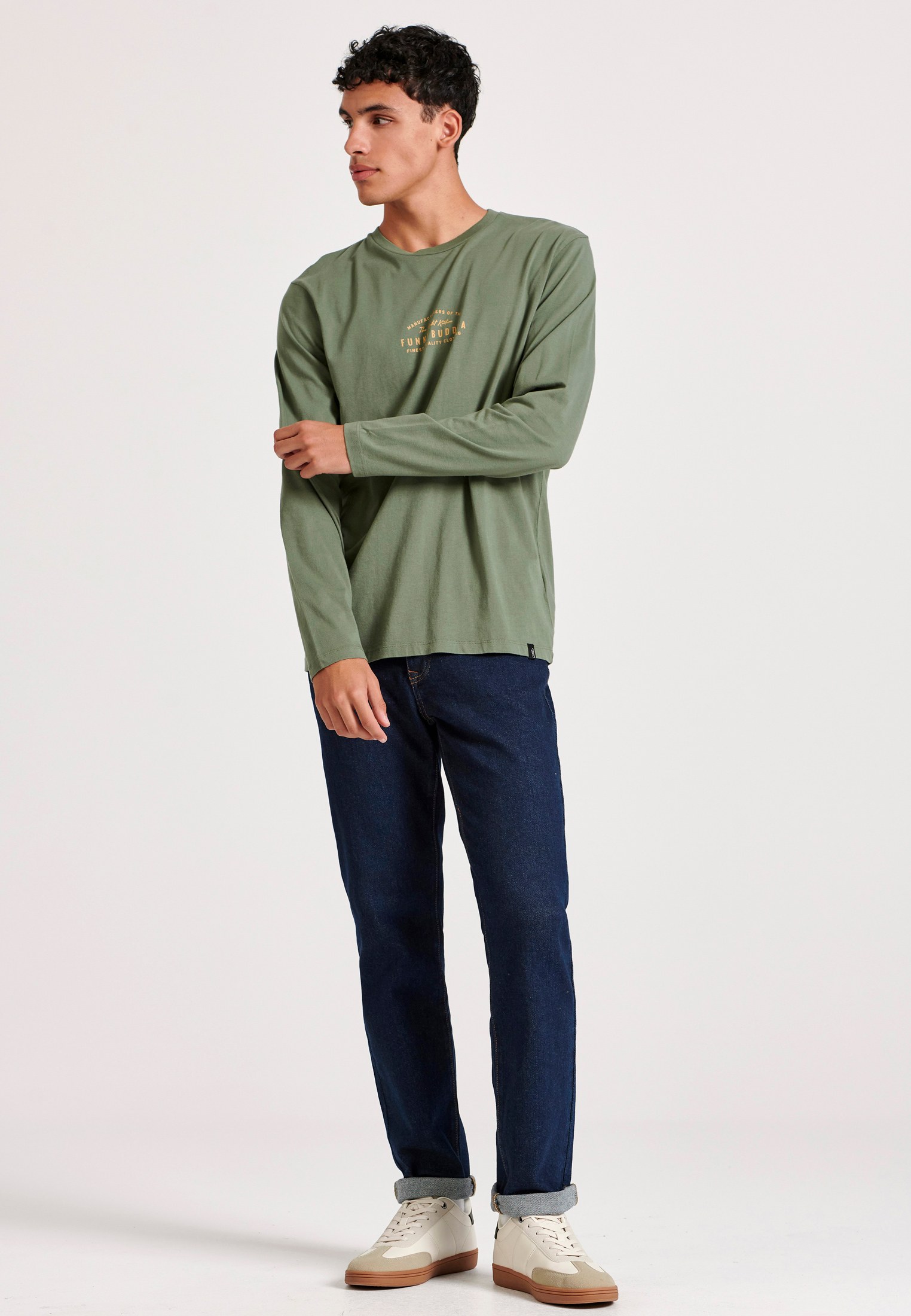 Men's T-Shirts Funky Buddha Green