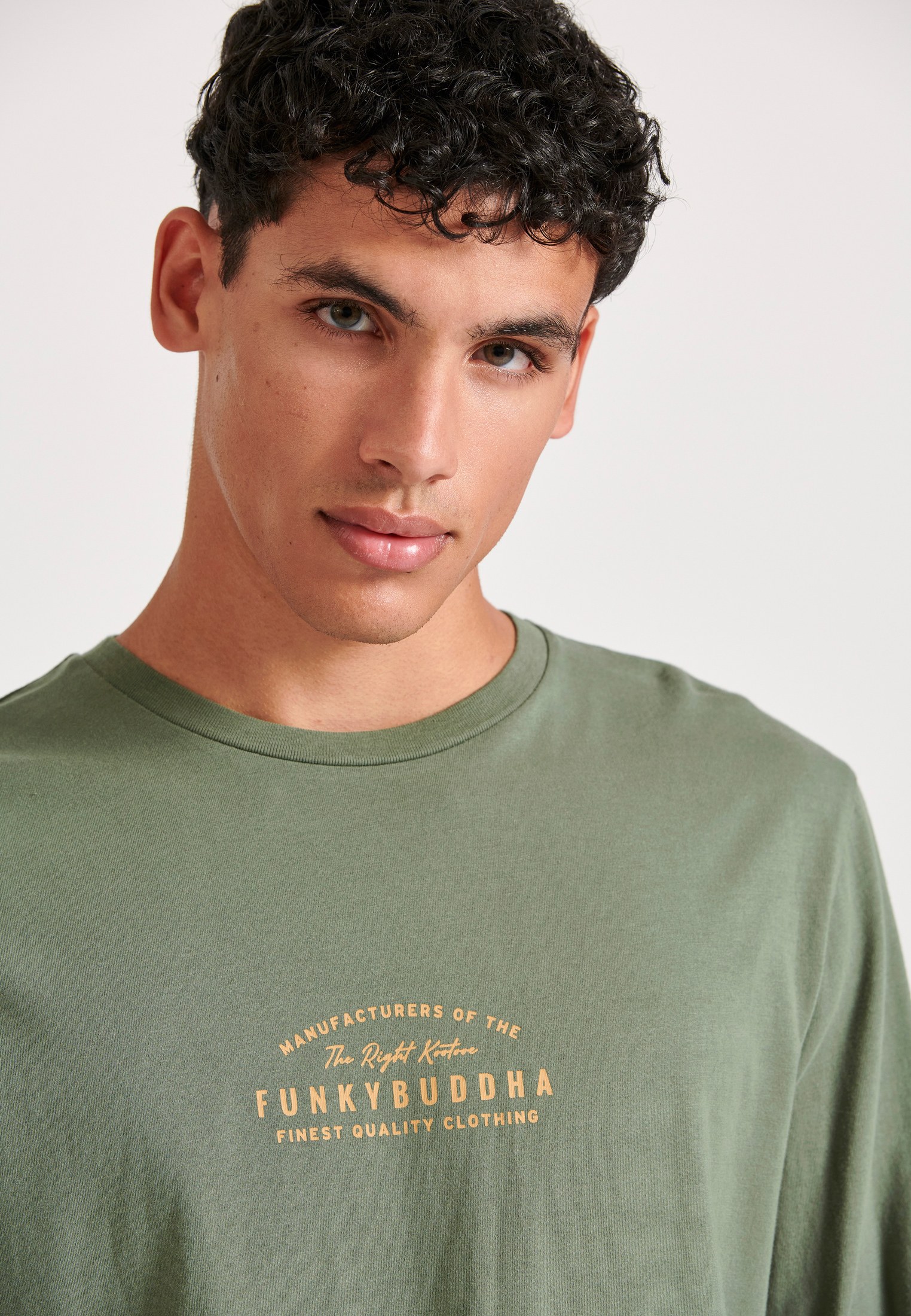 Men's T-Shirts Funky Buddha Green