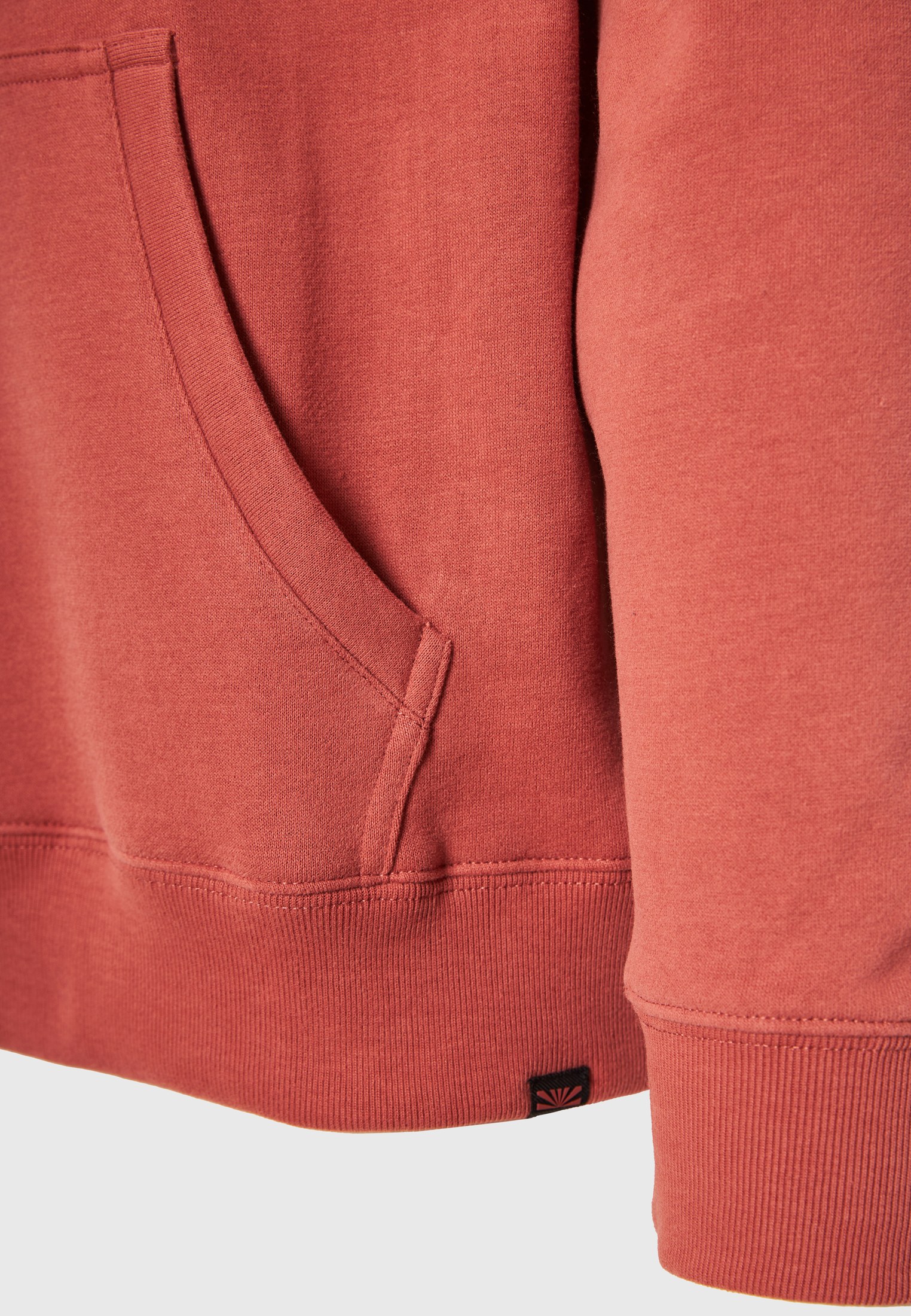 Relaxed fit φούτερ με τύπωμα στην πλάτη