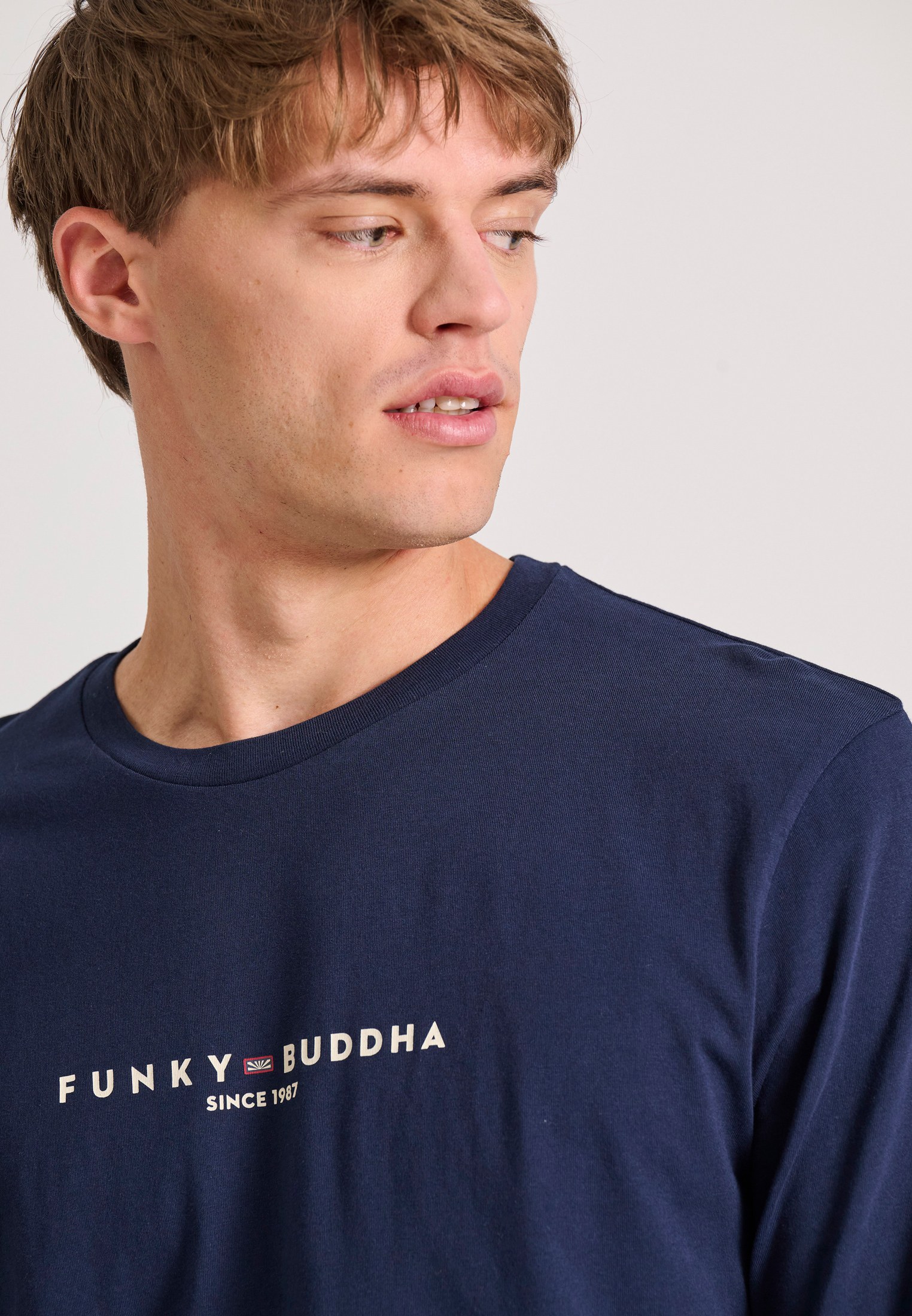 Men's T-Shirts Funky Buddha Navy