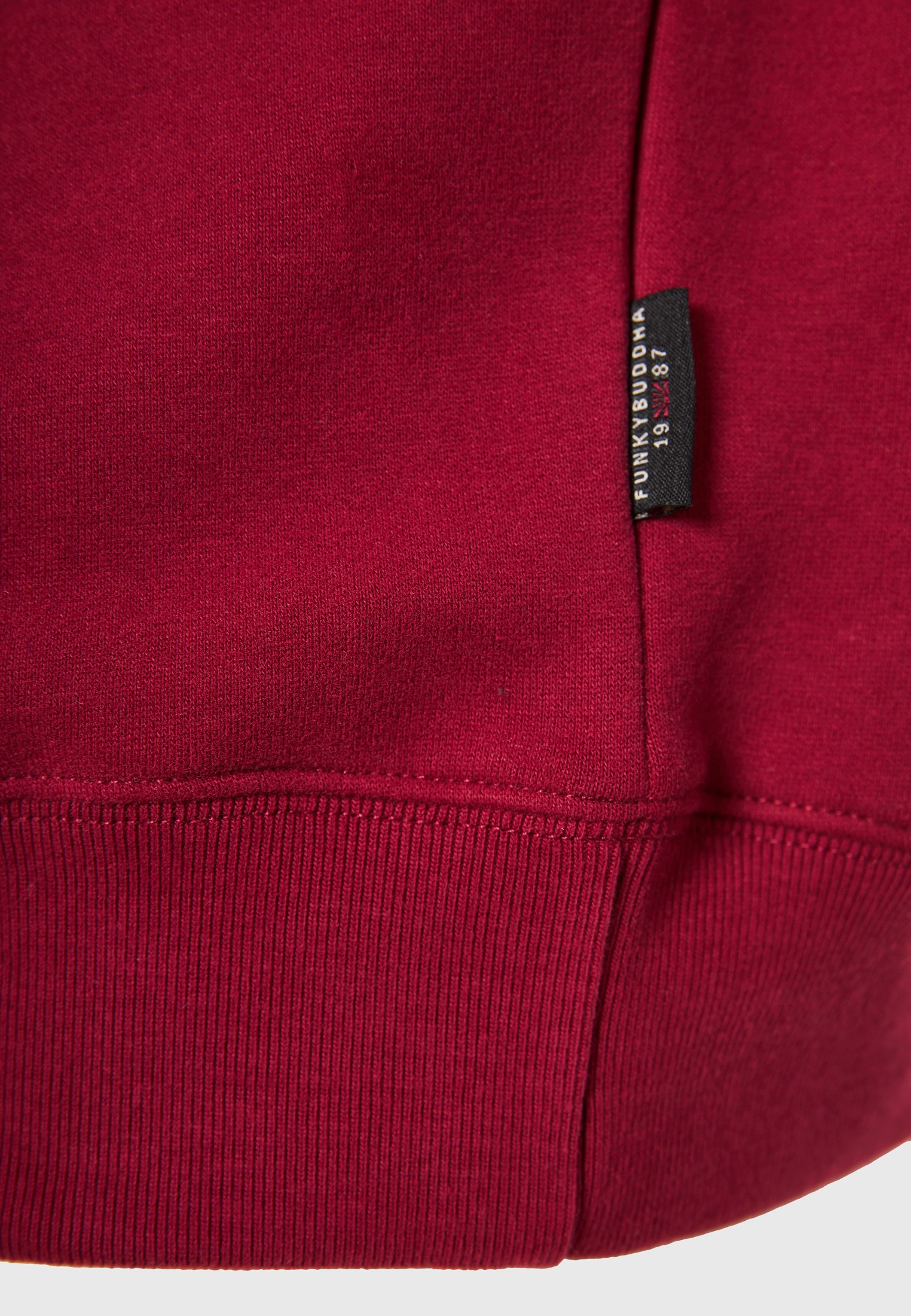 Men's Hoodies & Sweatshirts Funky Buddha Bordeaux