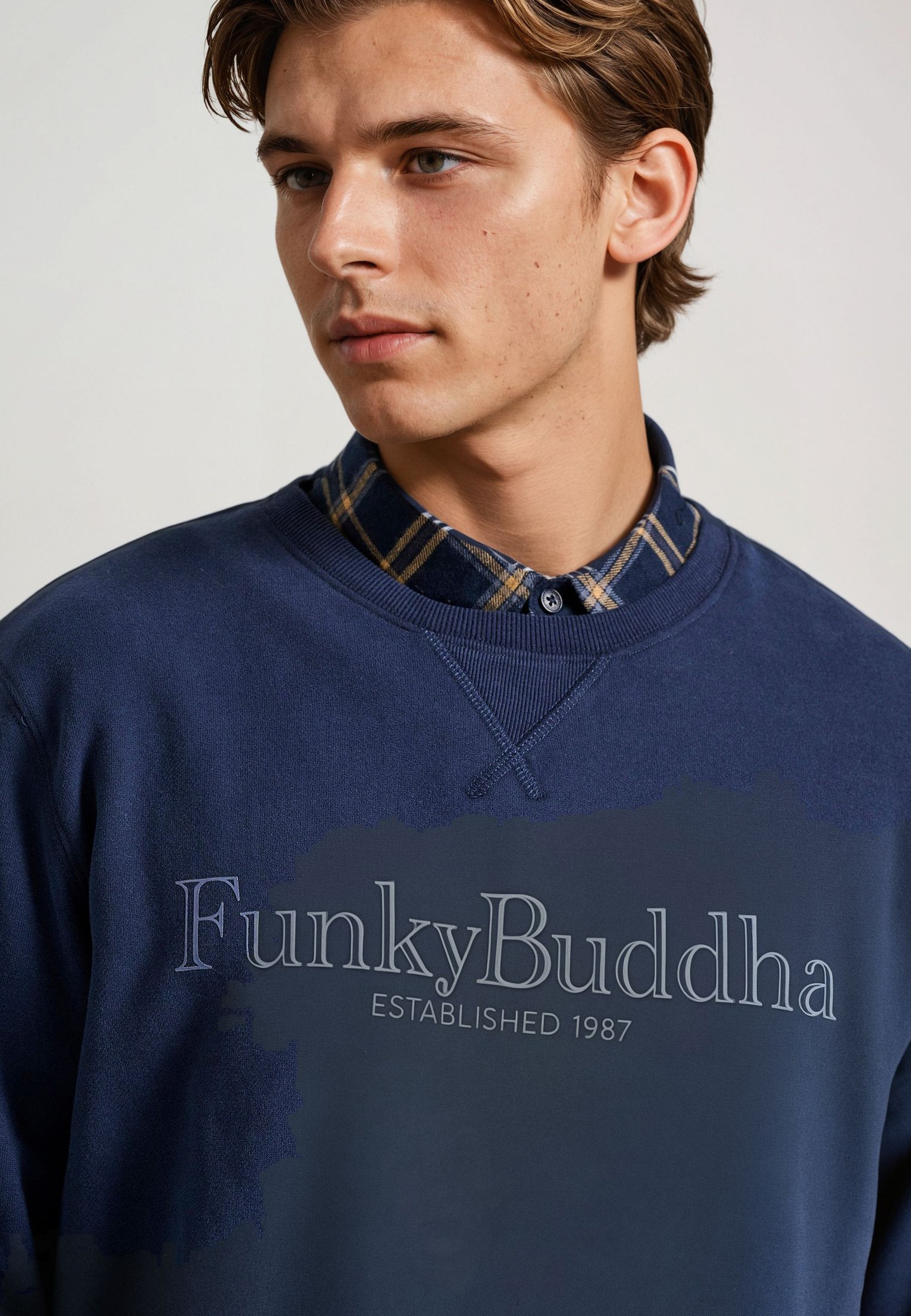 Men's Hoodies & Sweatshirts Funky Buddha Navy