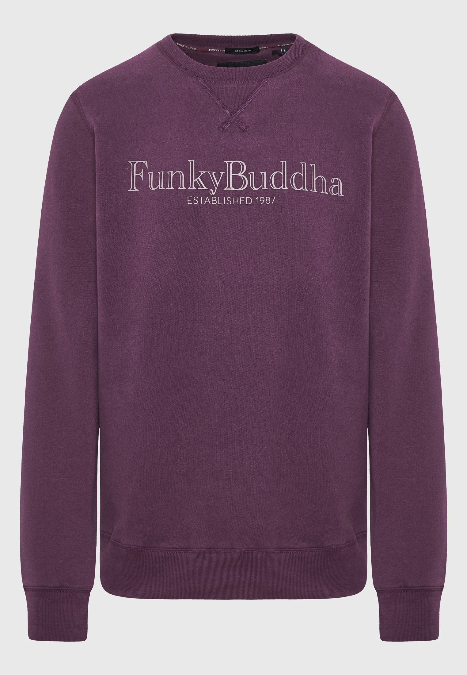 Men's Hoodies & Sweatshirts Funky Buddha Purple