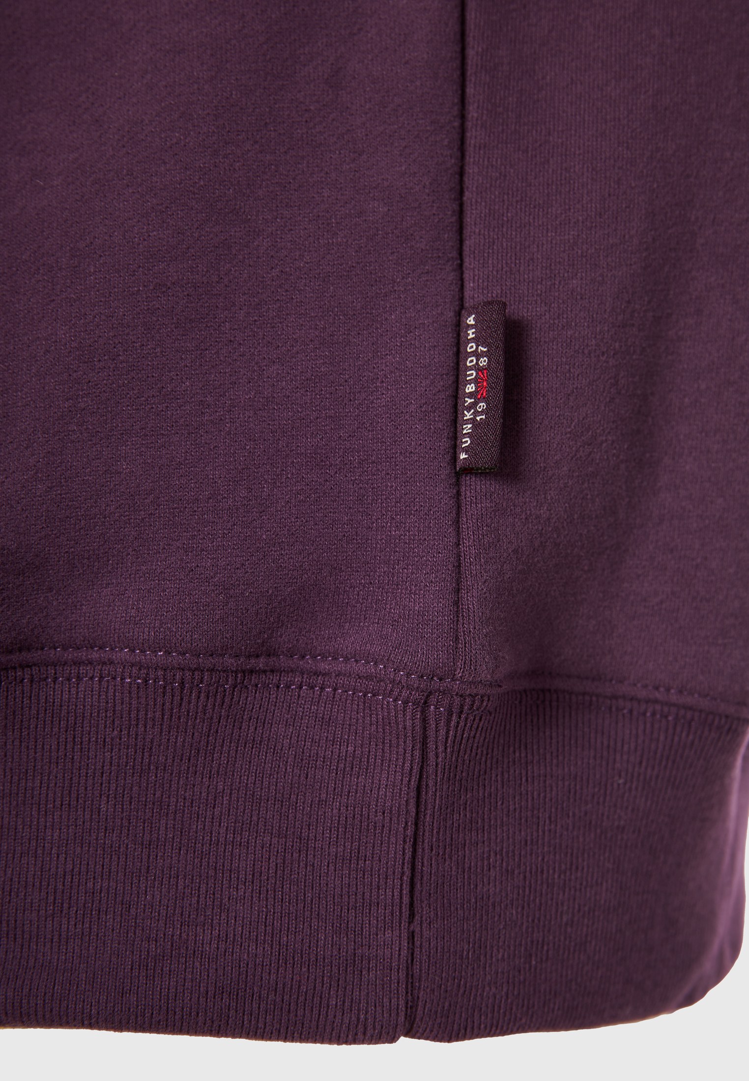 Men's Hoodies & Sweatshirts Funky Buddha Purple