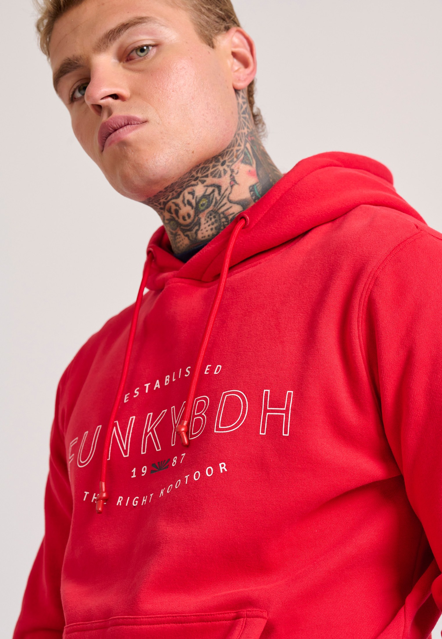 Men's Hoodies & Sweatshirts Funky Buddha Red