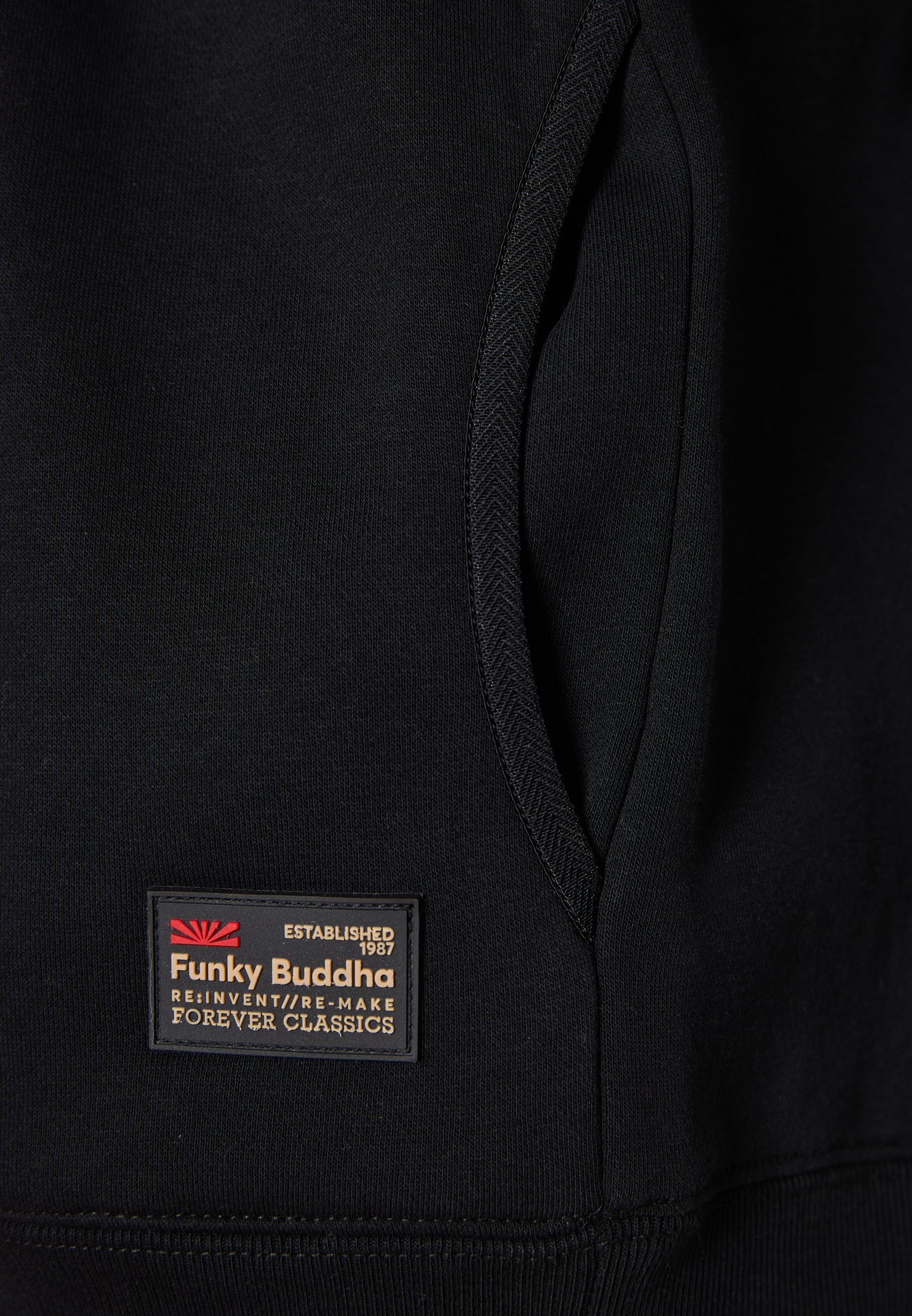 Men's Hoodies & Sweatshirts Funky Buddha Black