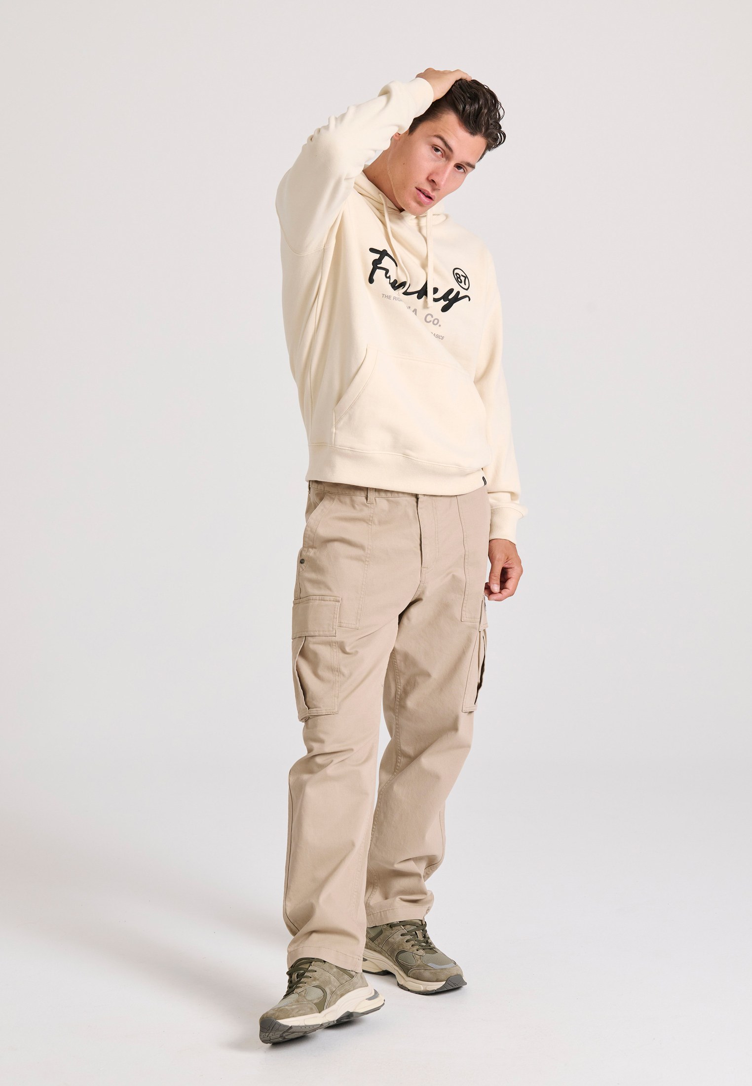 Men's Hoodies & Sweatshirts Funky Buddha White