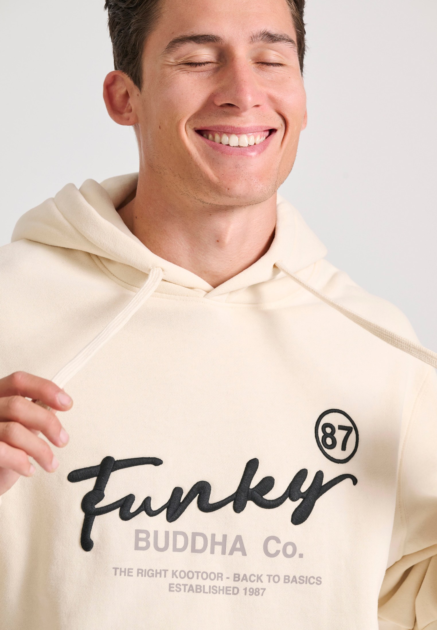 Men's Hoodies & Sweatshirts Funky Buddha White