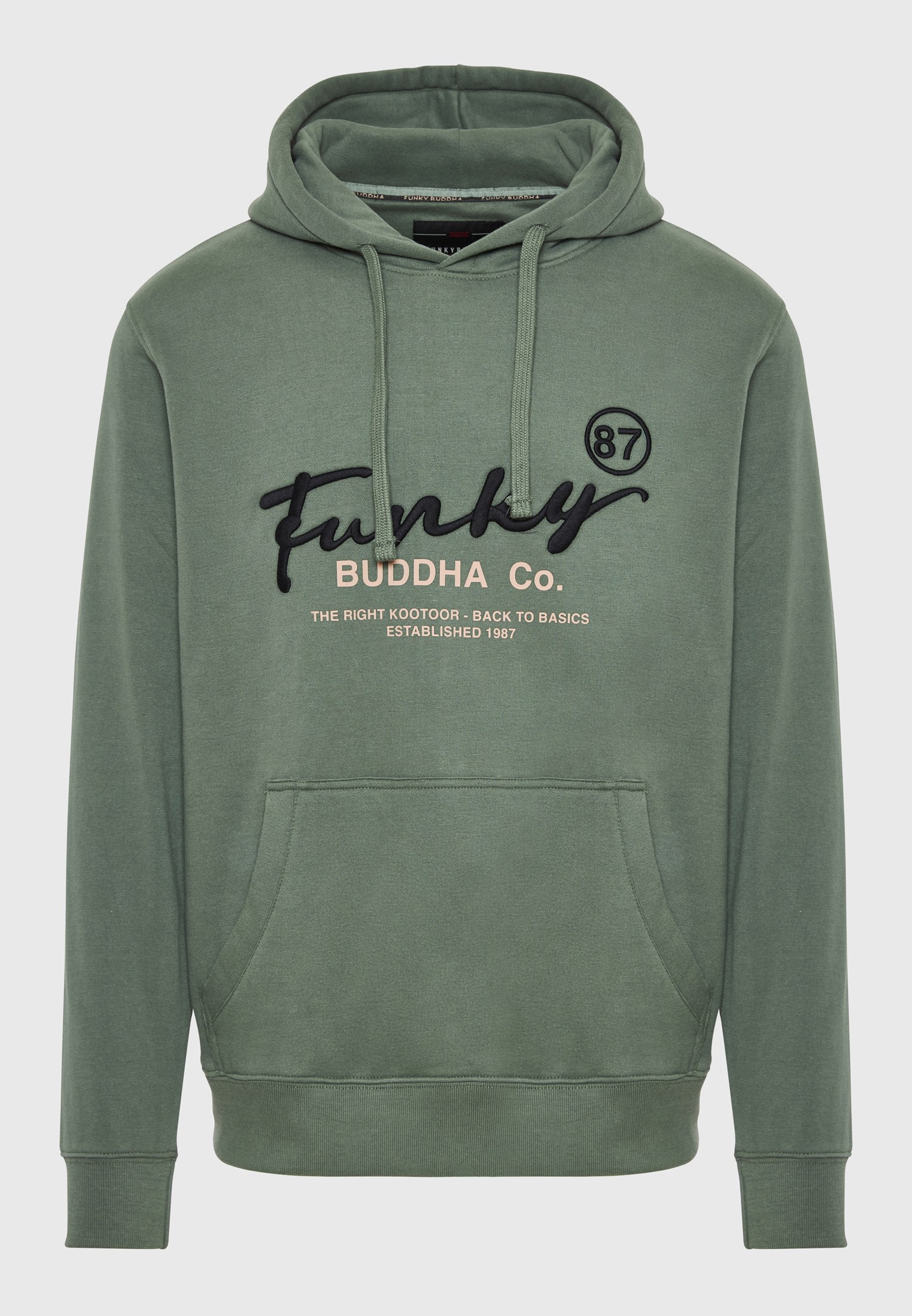 Men's Hoodies & Sweatshirts Funky Buddha Green