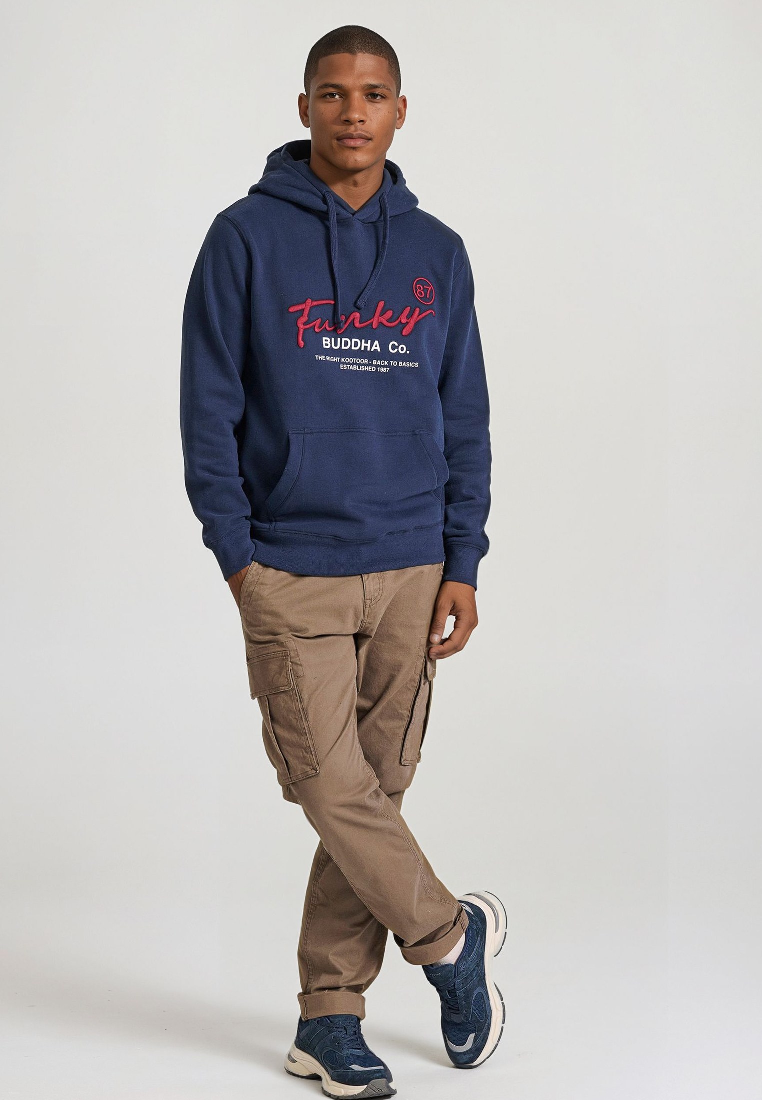 Men's Hoodies & Sweatshirts Funky Buddha Navy