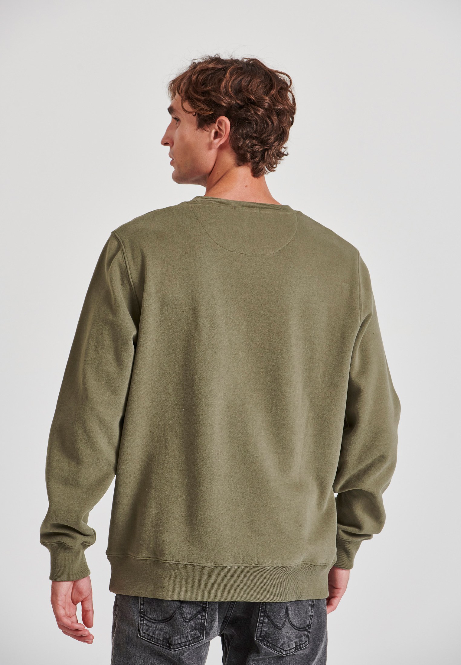 Φούτερ με embossed τύπωμα στο στήθος