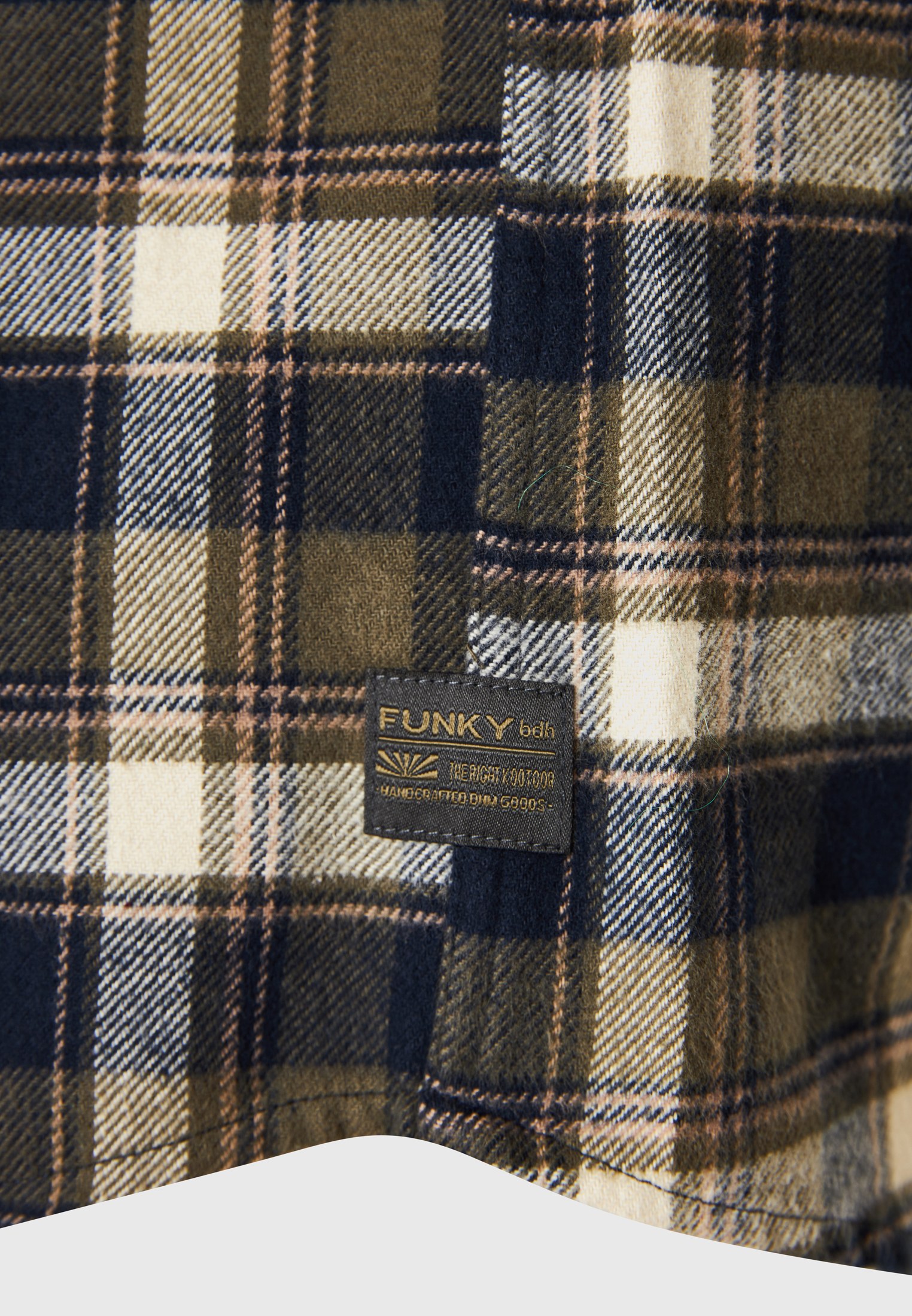 Men's Shirts Funky Buddha Khaki