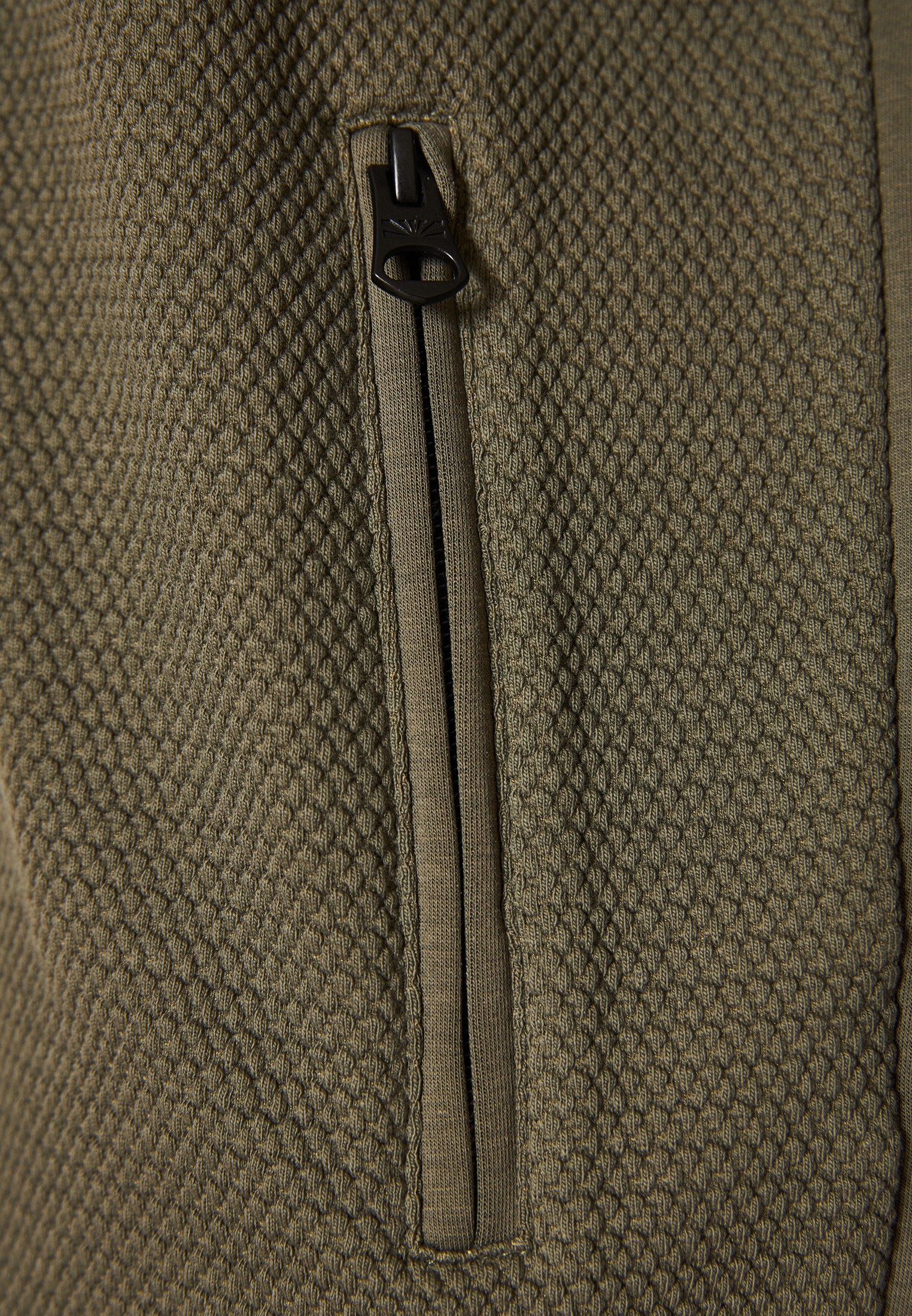 Ανδρική ζακέτα φούτερ με wafle weaving