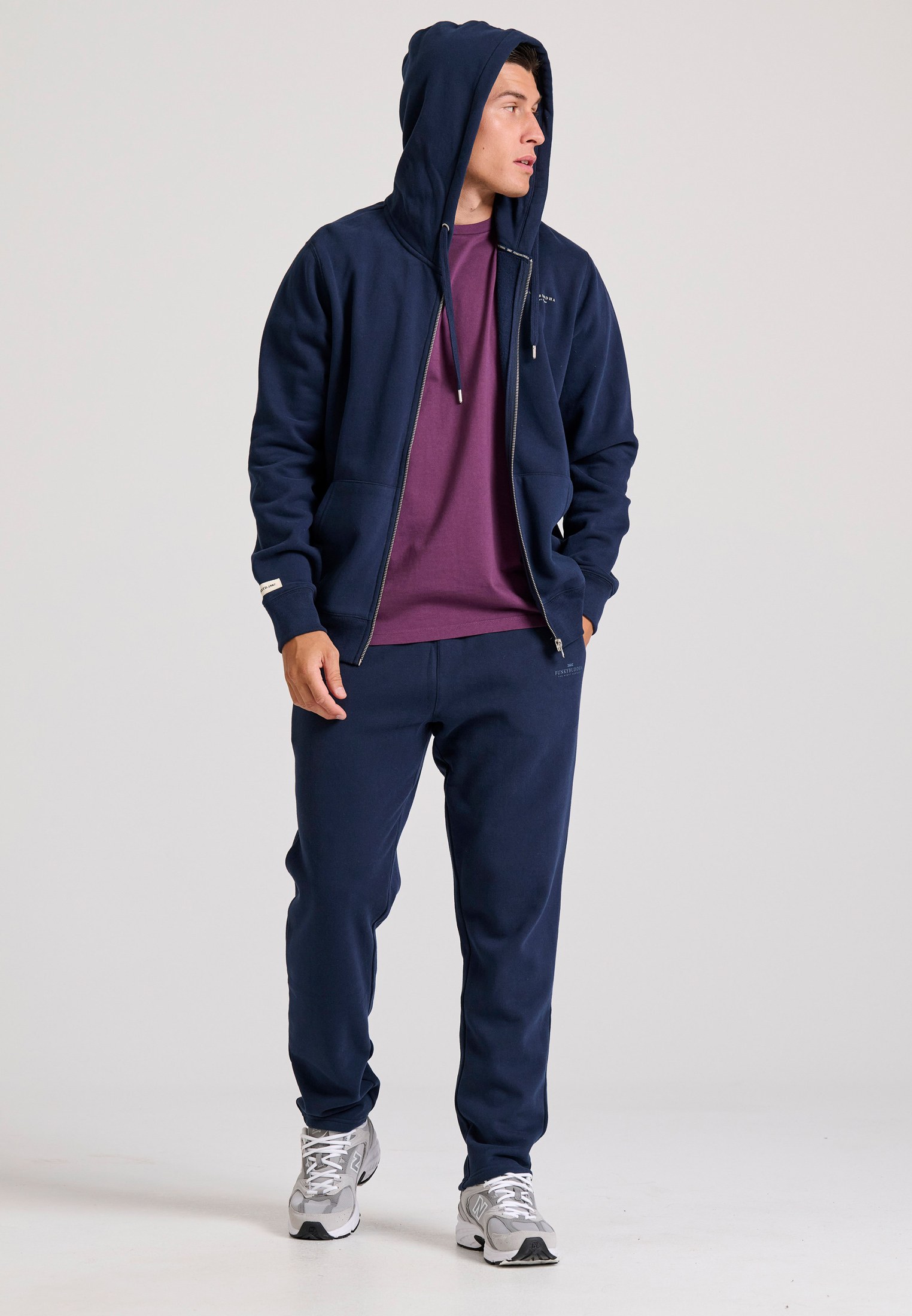 Men's Trousers Funky Buddha Navy