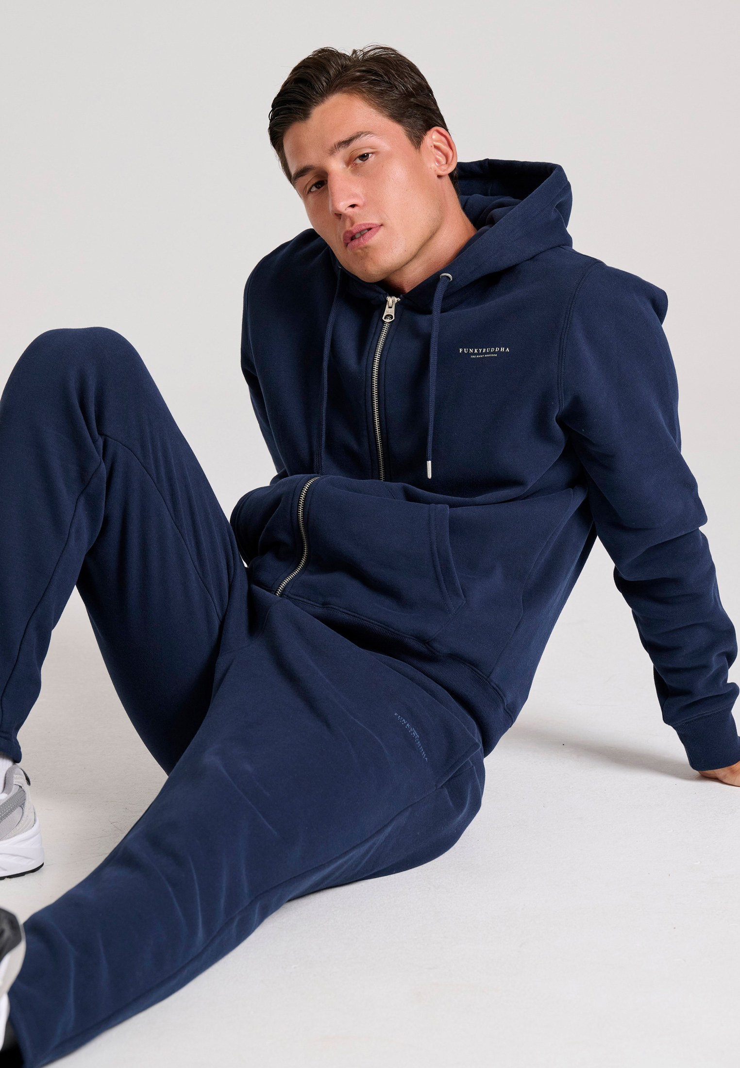 Men's Trousers Funky Buddha Navy