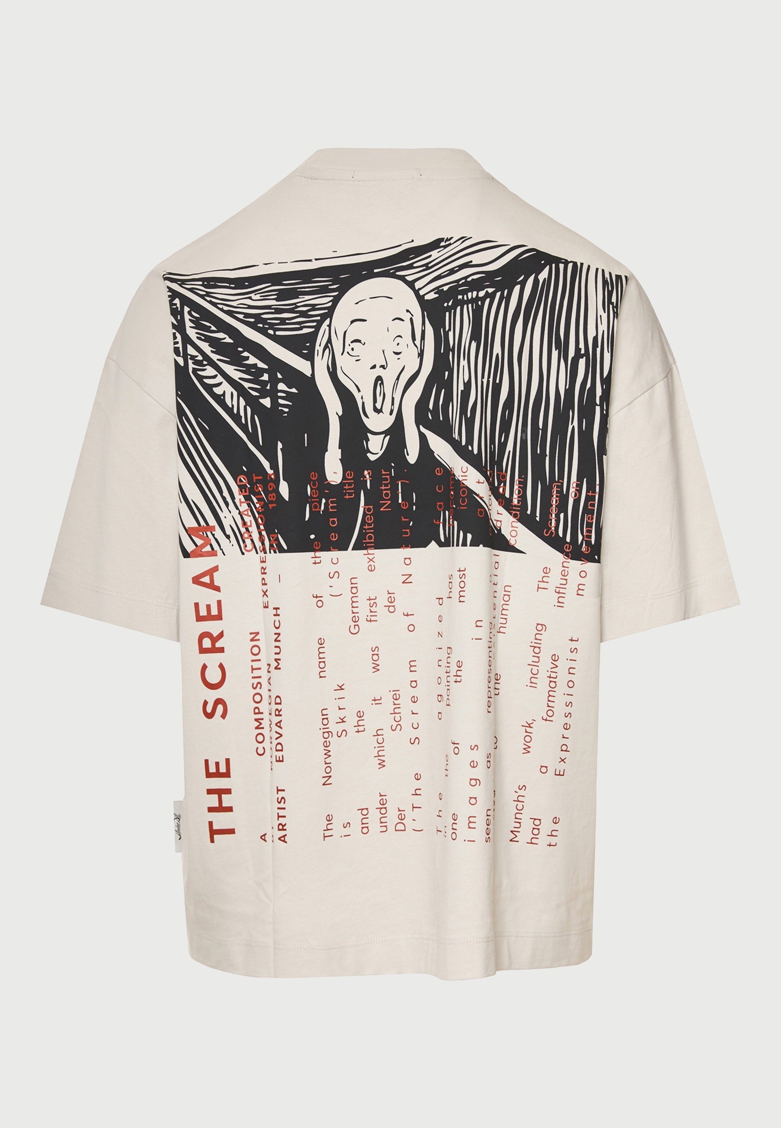 Oversized t-shirt The Scream - FUNKY BUDDHA x apoh London