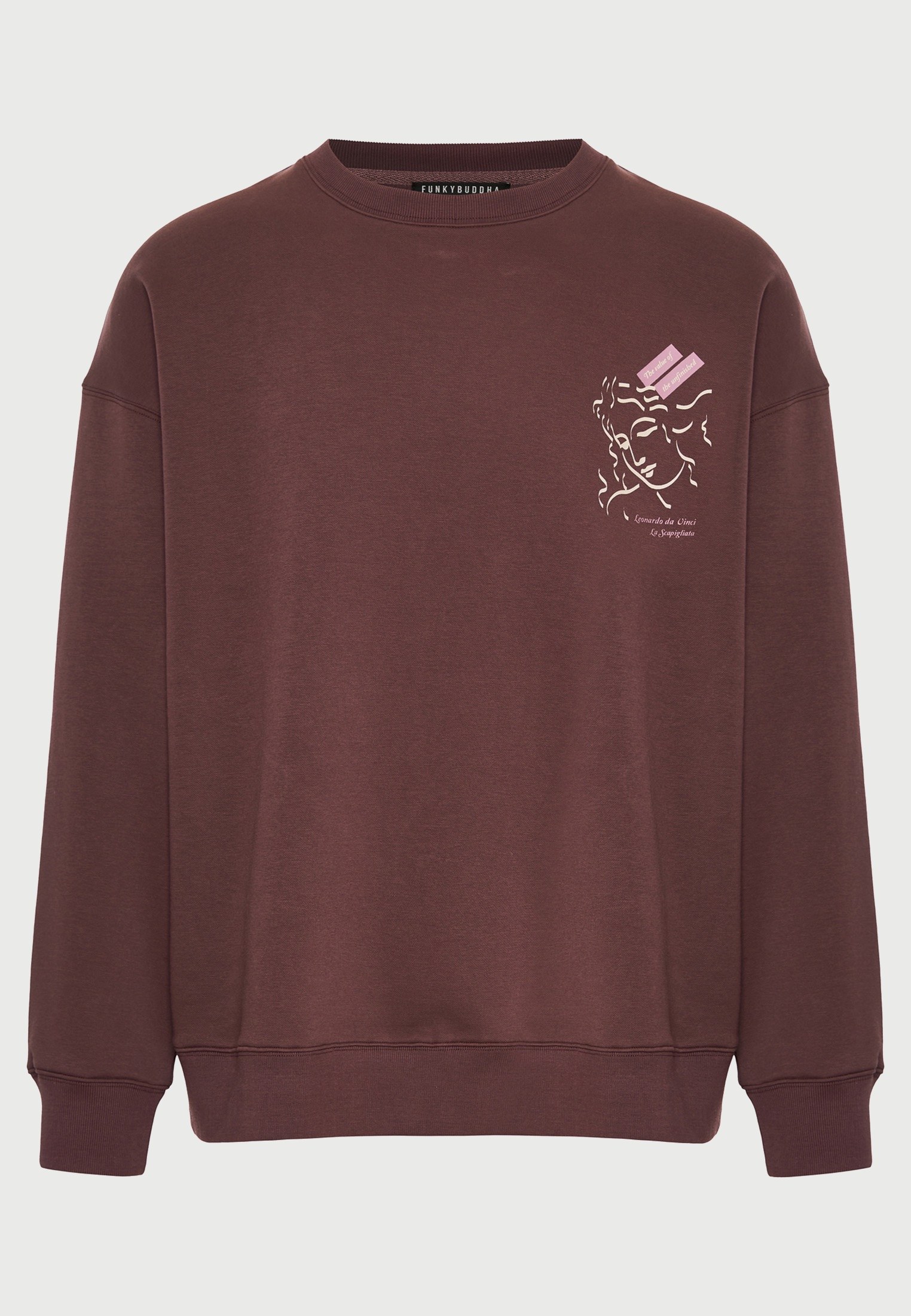 Φούτερ μπλούζα relaxed fit Da Vinci - FUNKY BUDDHA x apoh London