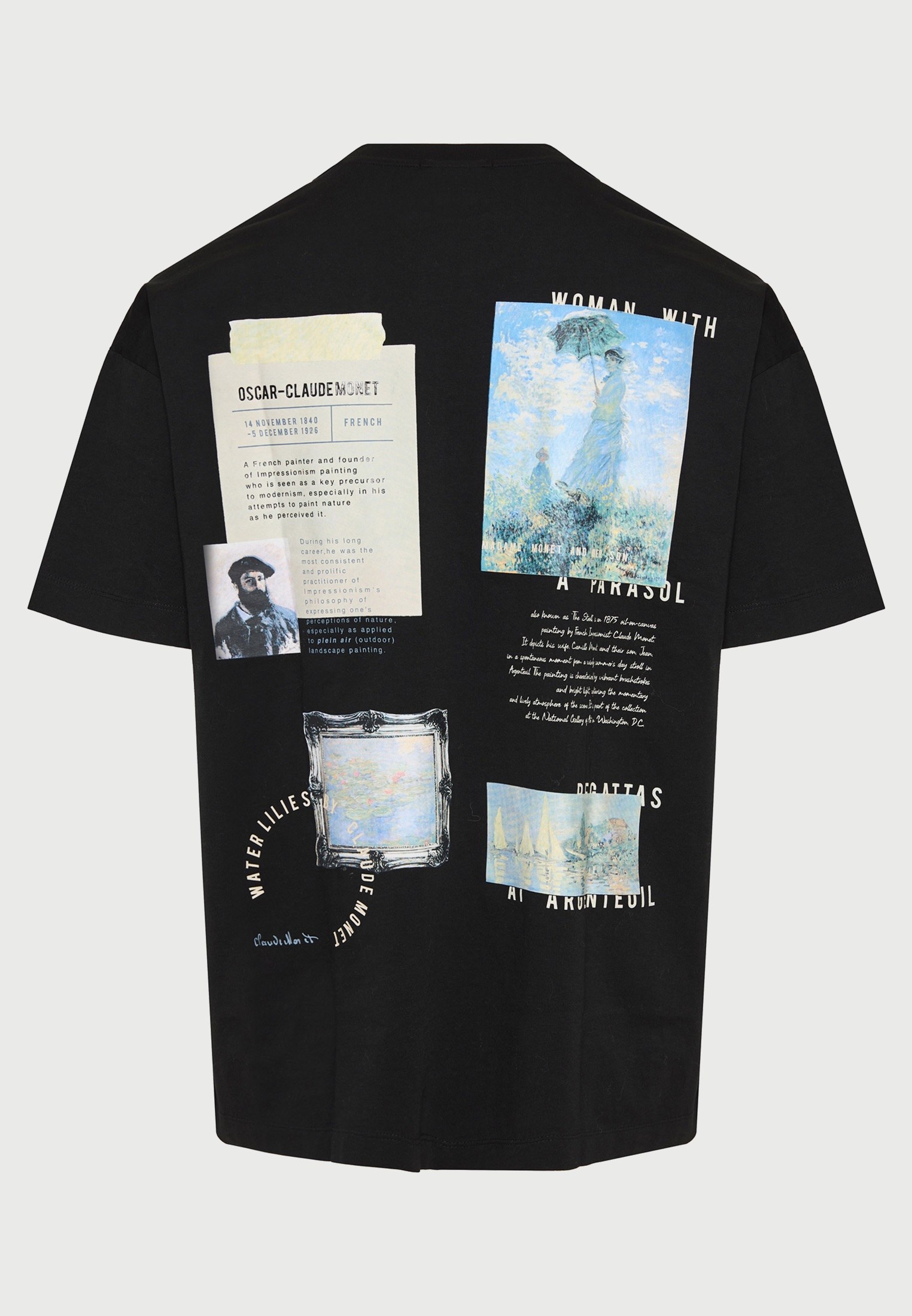 Oversized t-shirt Claude Monet - FUNKY BUDDHA x apoh London