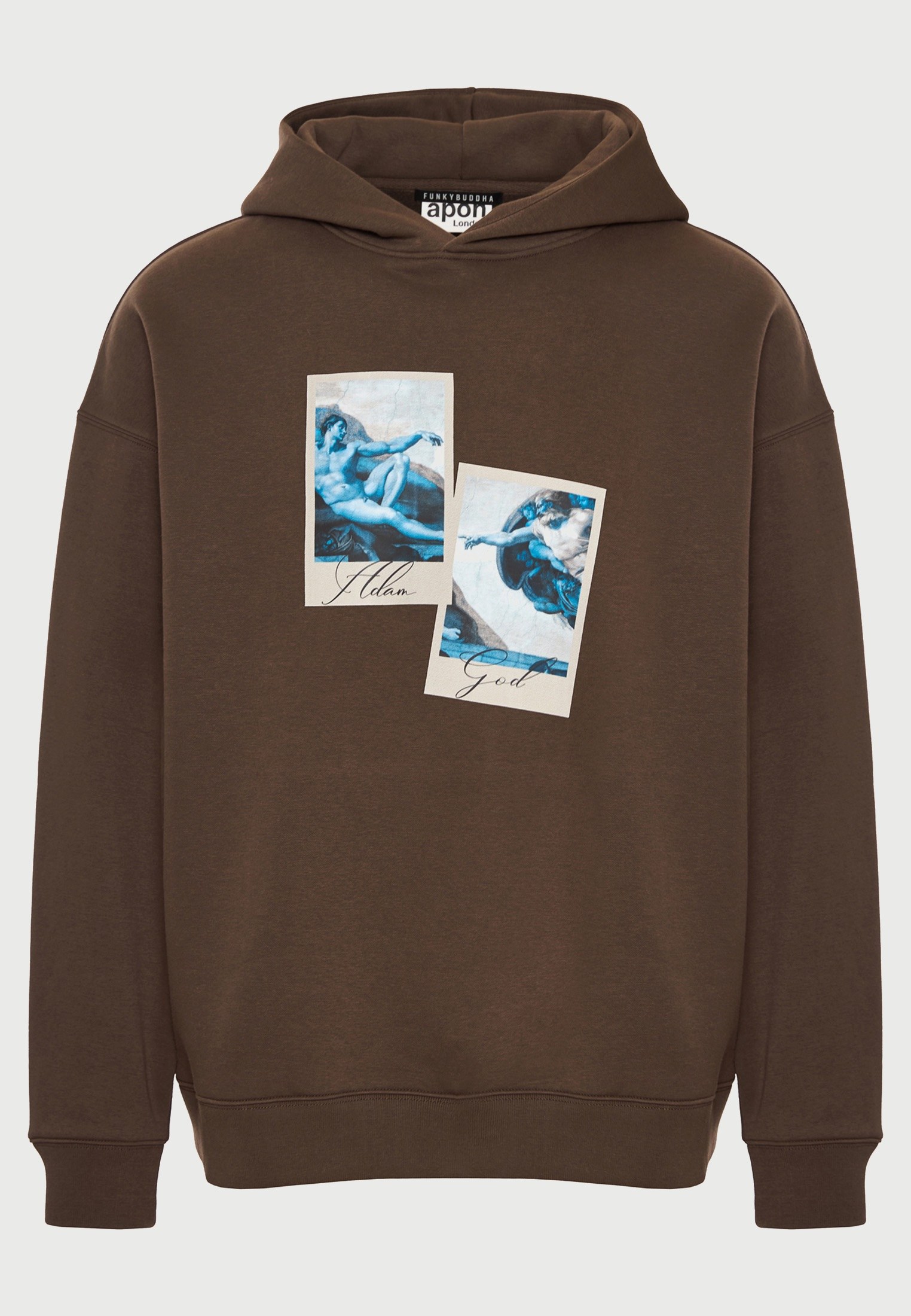 Relaxed fit hoodie The Creation of Adam - FUNKY BUDDHA x apoh London