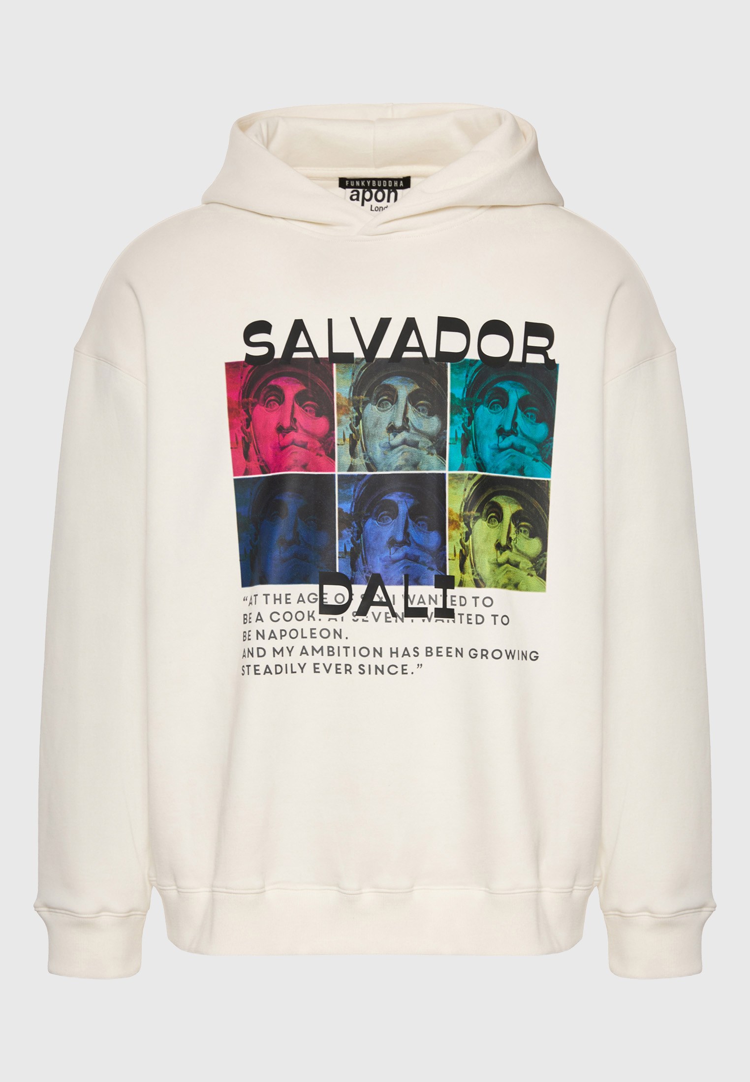 Relaxed fit φούτερ με κουκούλα Salvador Dali - FUNKY BUDDHA x apoh London
