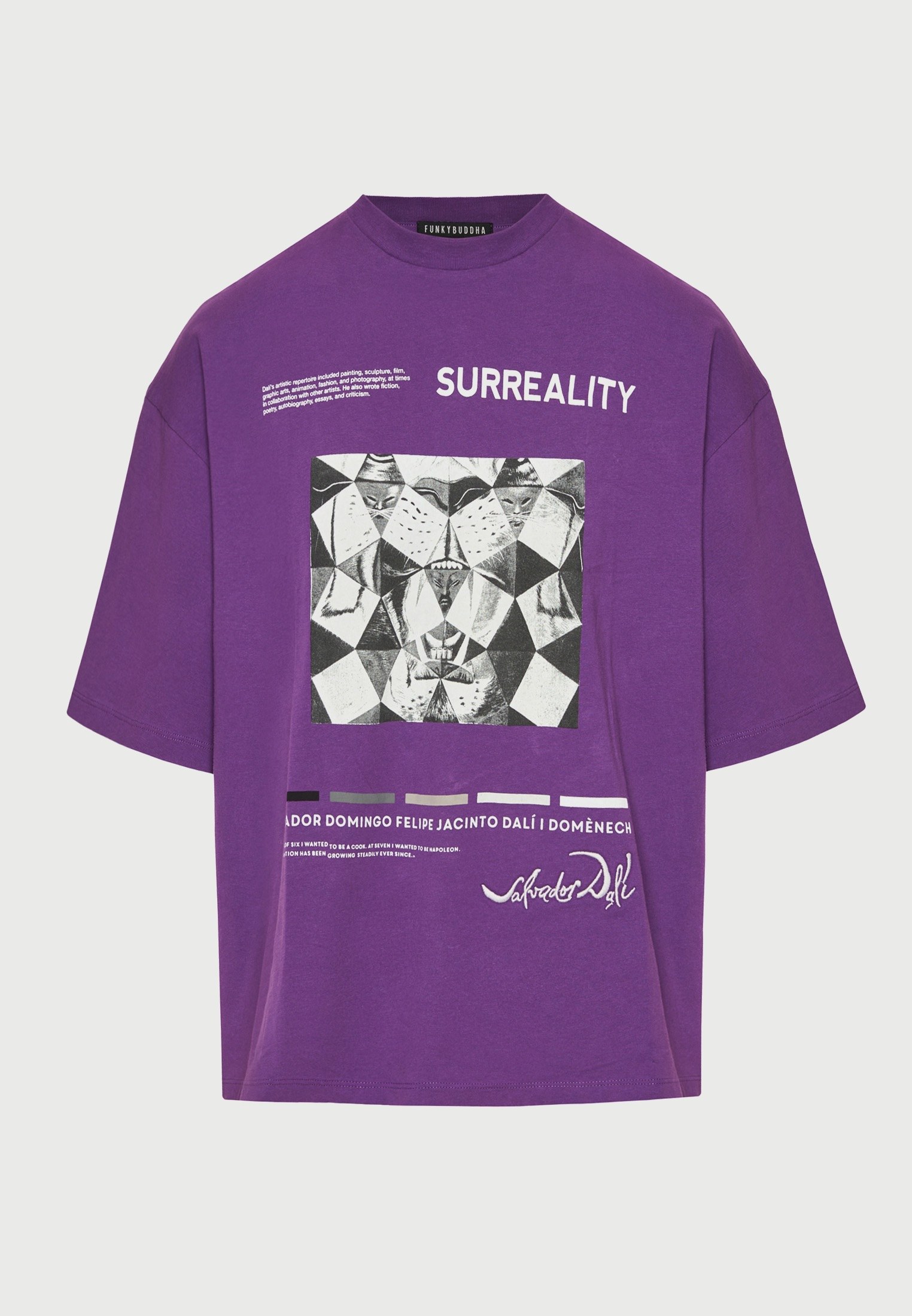 Oversized t-shirt Dali Surreality - FUNKY BUDDHA x apoh London