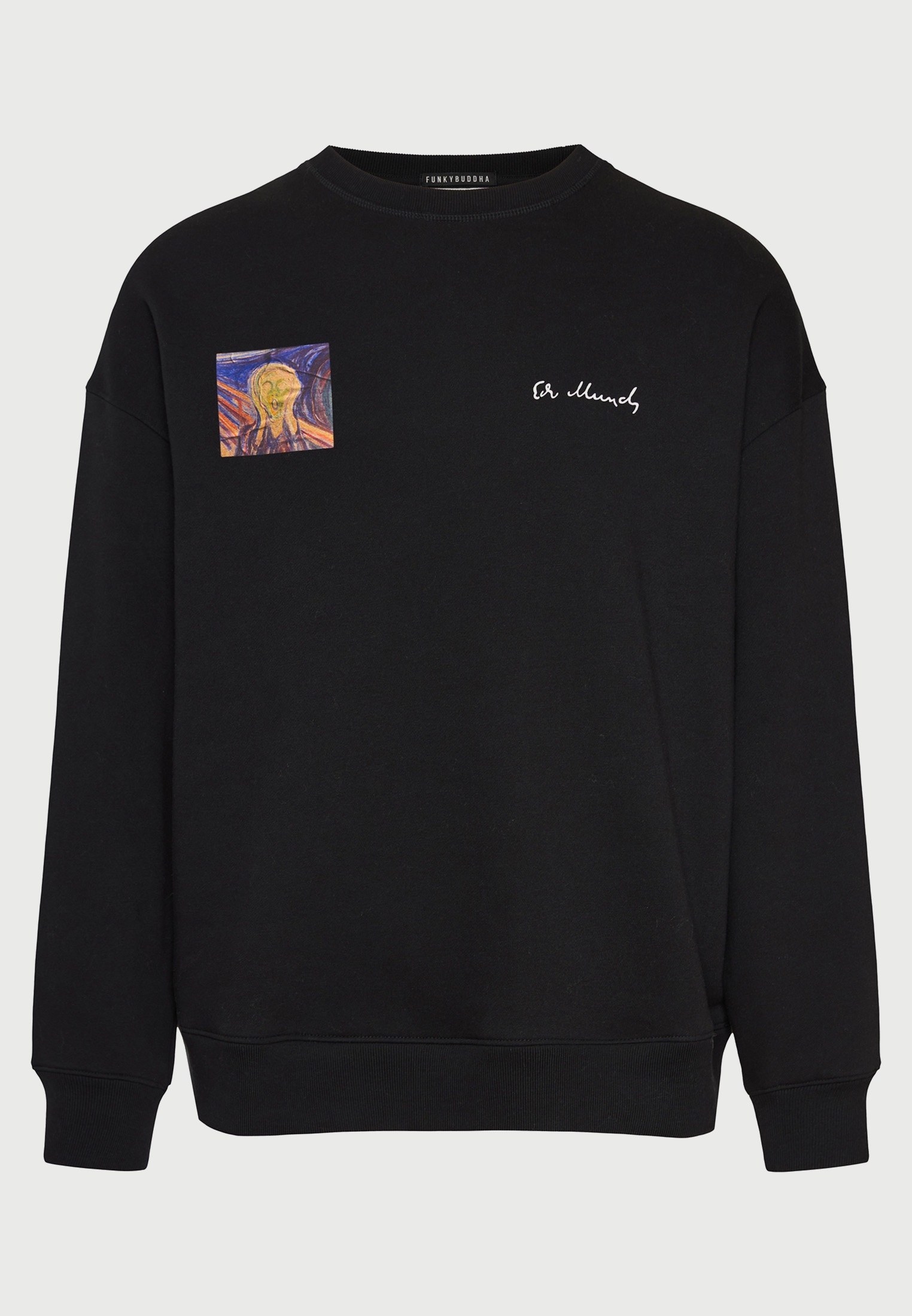 Relaxed fit φούτερ crewneck The Scream - FUNKY BUDDHA x apoh London