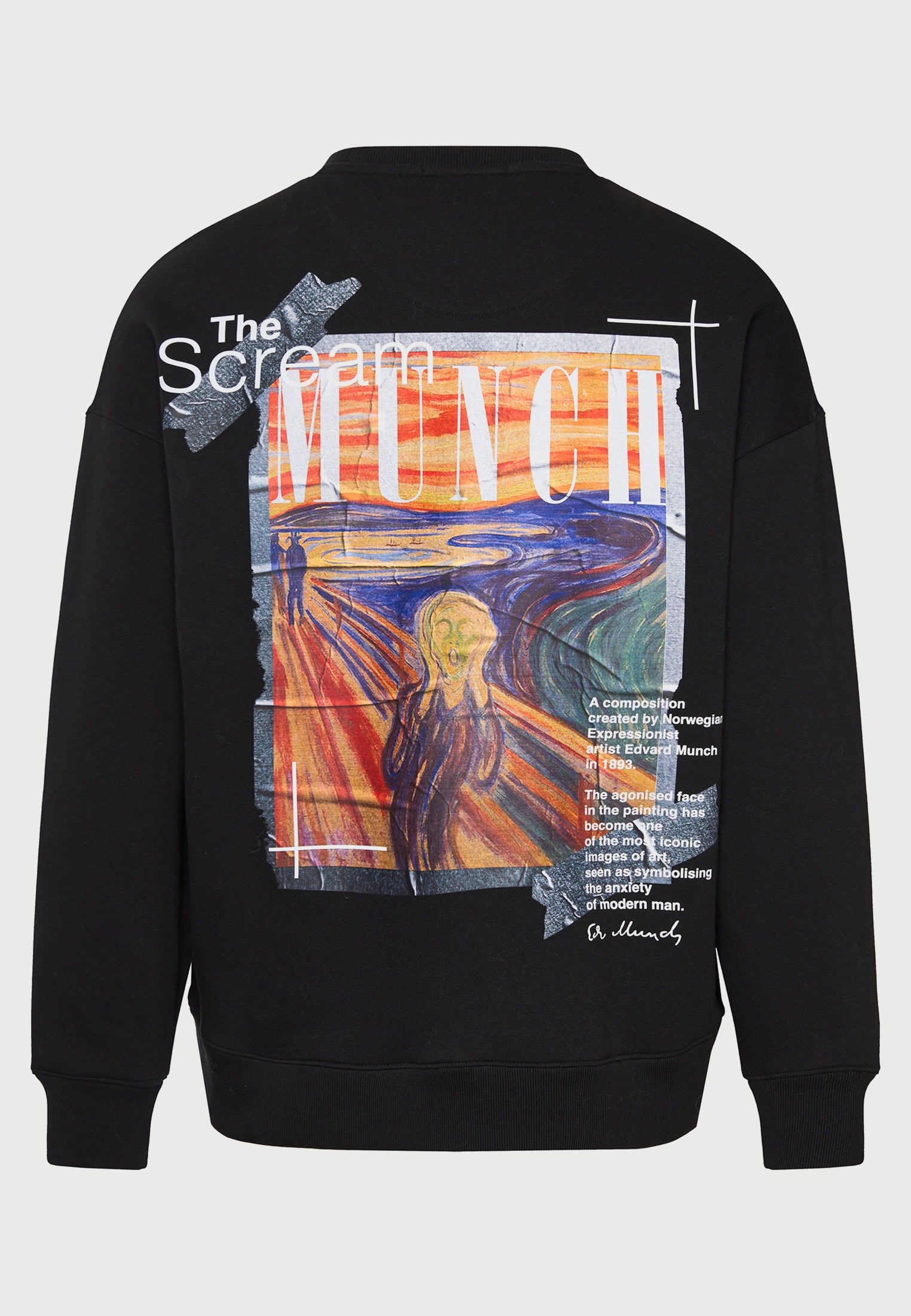 Relaxed fit φούτερ crewneck The Scream - FUNKY BUDDHA x apoh London