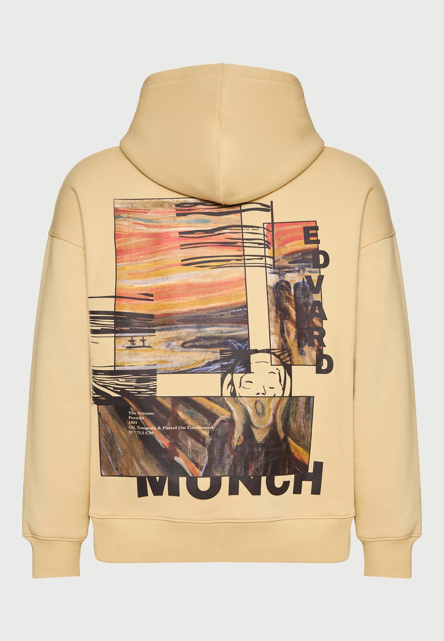 Relaxed fit φούτερ με κουκούλα MUNCH - FUNKY BUDDHA x apoh London