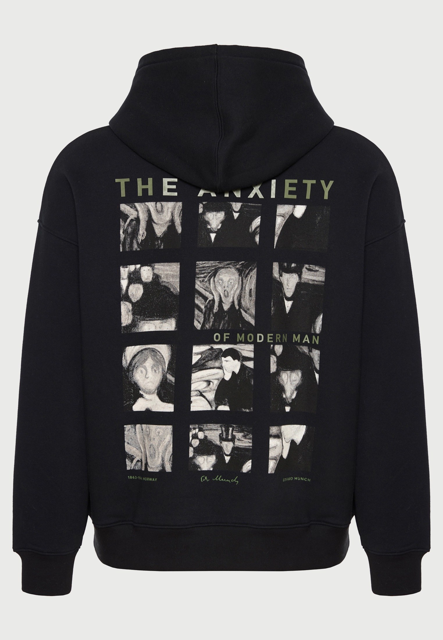 Φούτερ με κουκούλα relaxed fit The Anxiety - FUNKY BUDDHA x apoh London