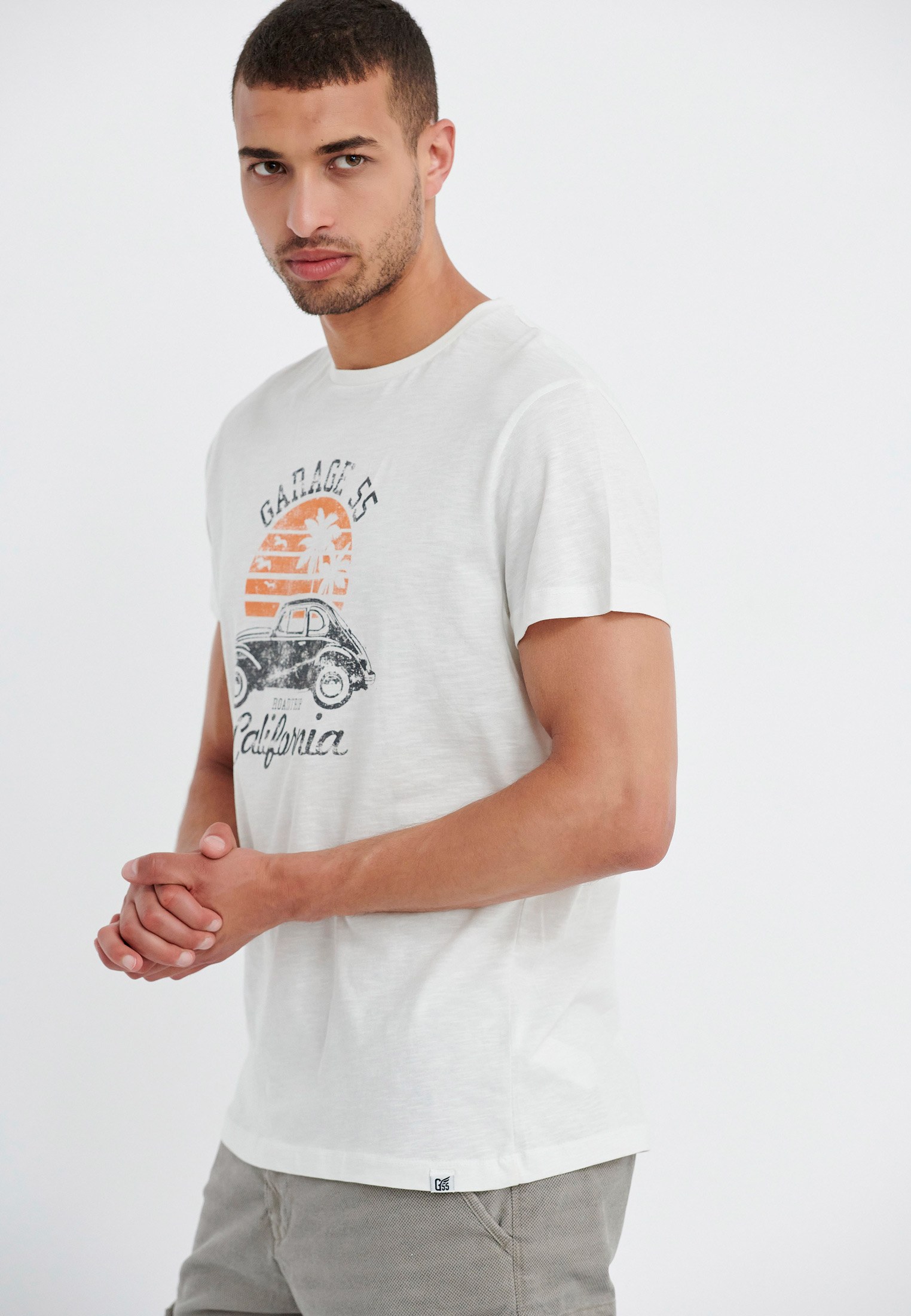 Men's T-Shirts Funky Buddha White