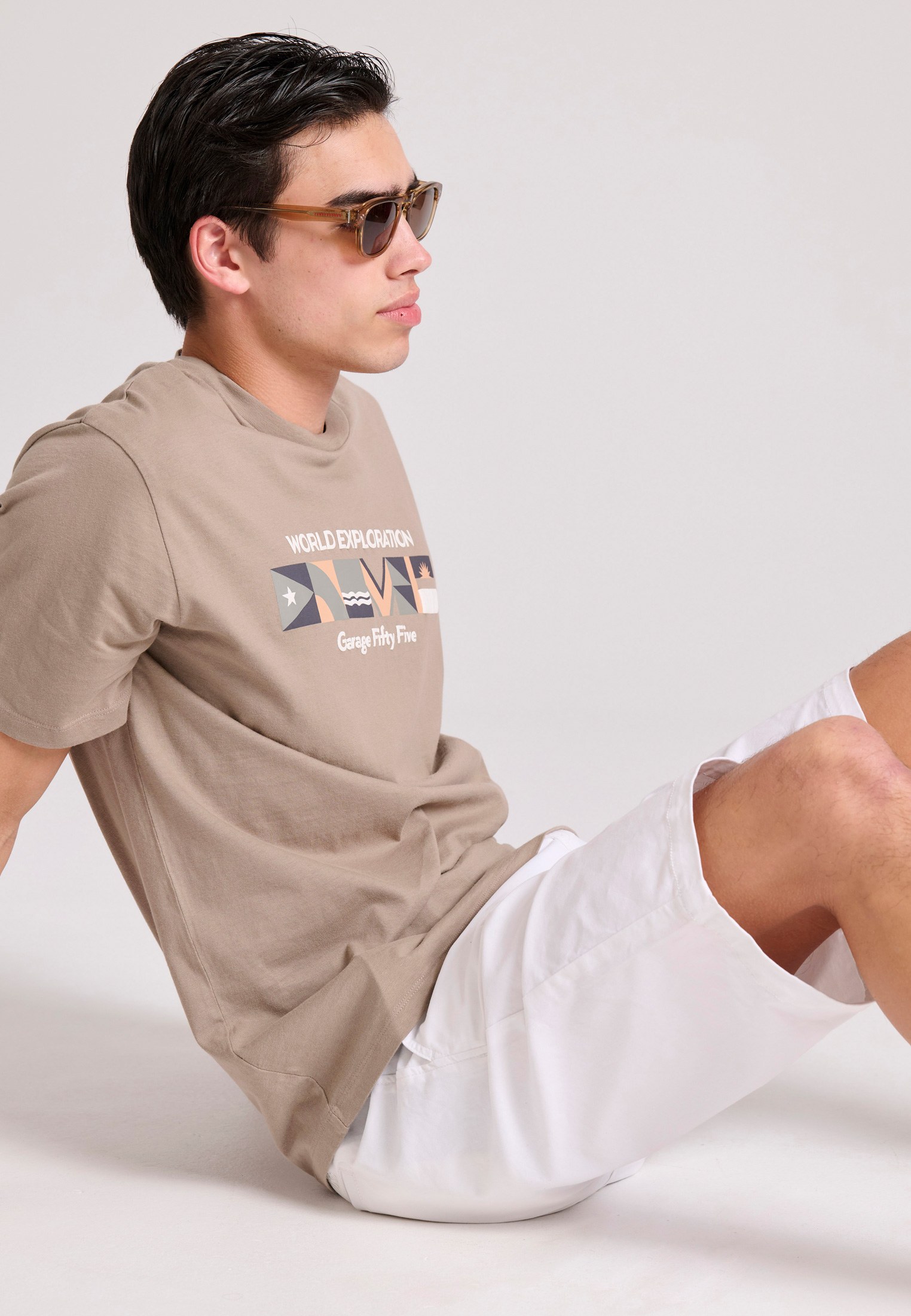 Men's Trousers Funky Buddha White