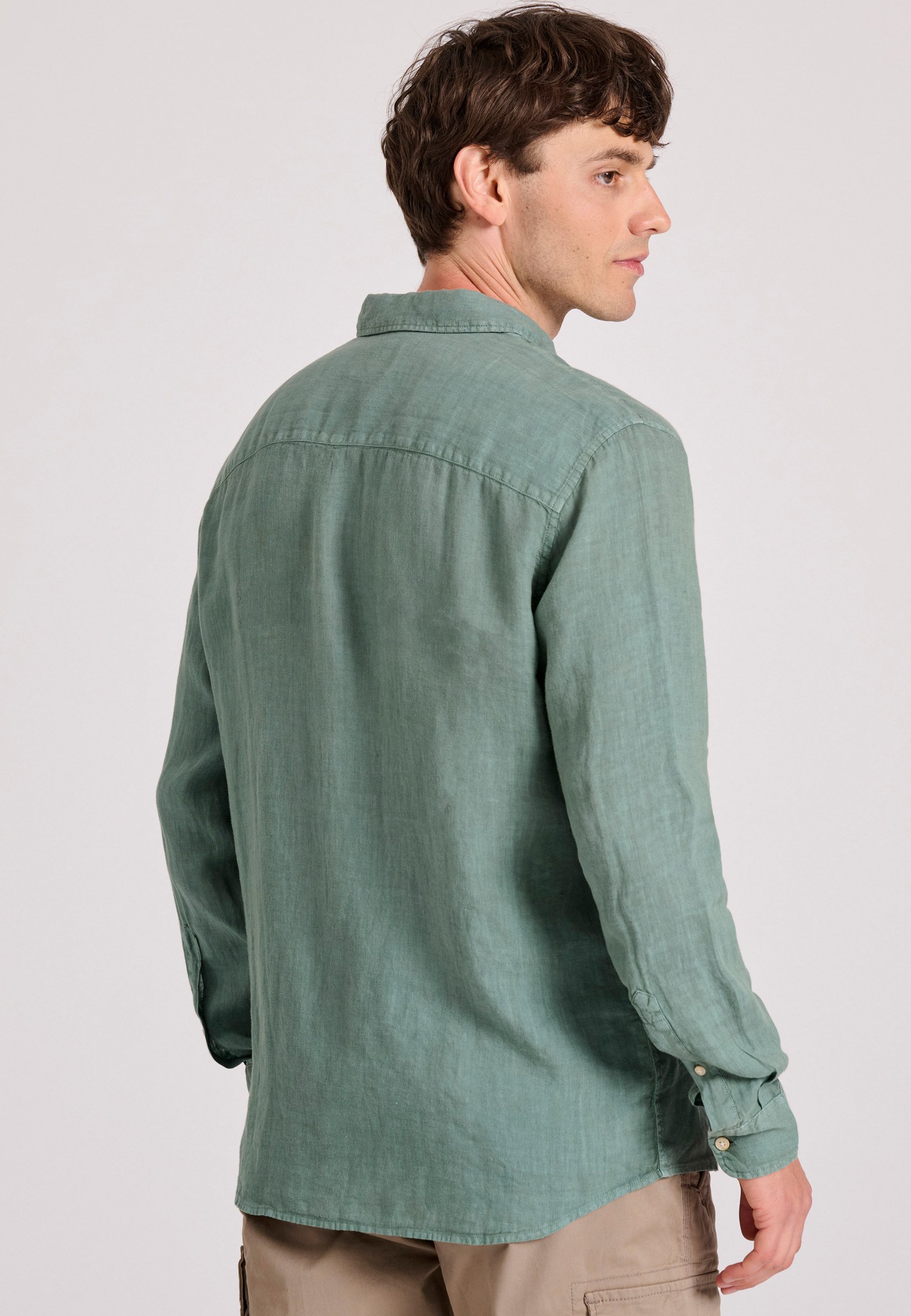 Men's Shirts Funky Buddha Green