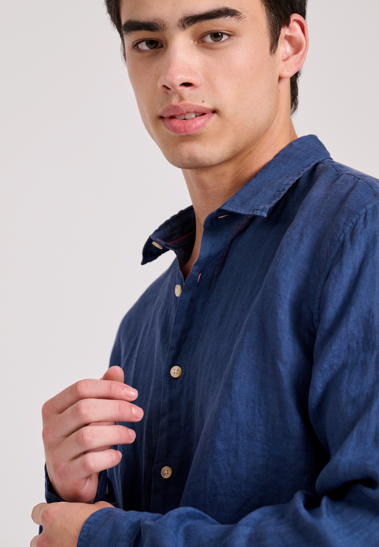 Men's Shirts Funky Buddha Navy
