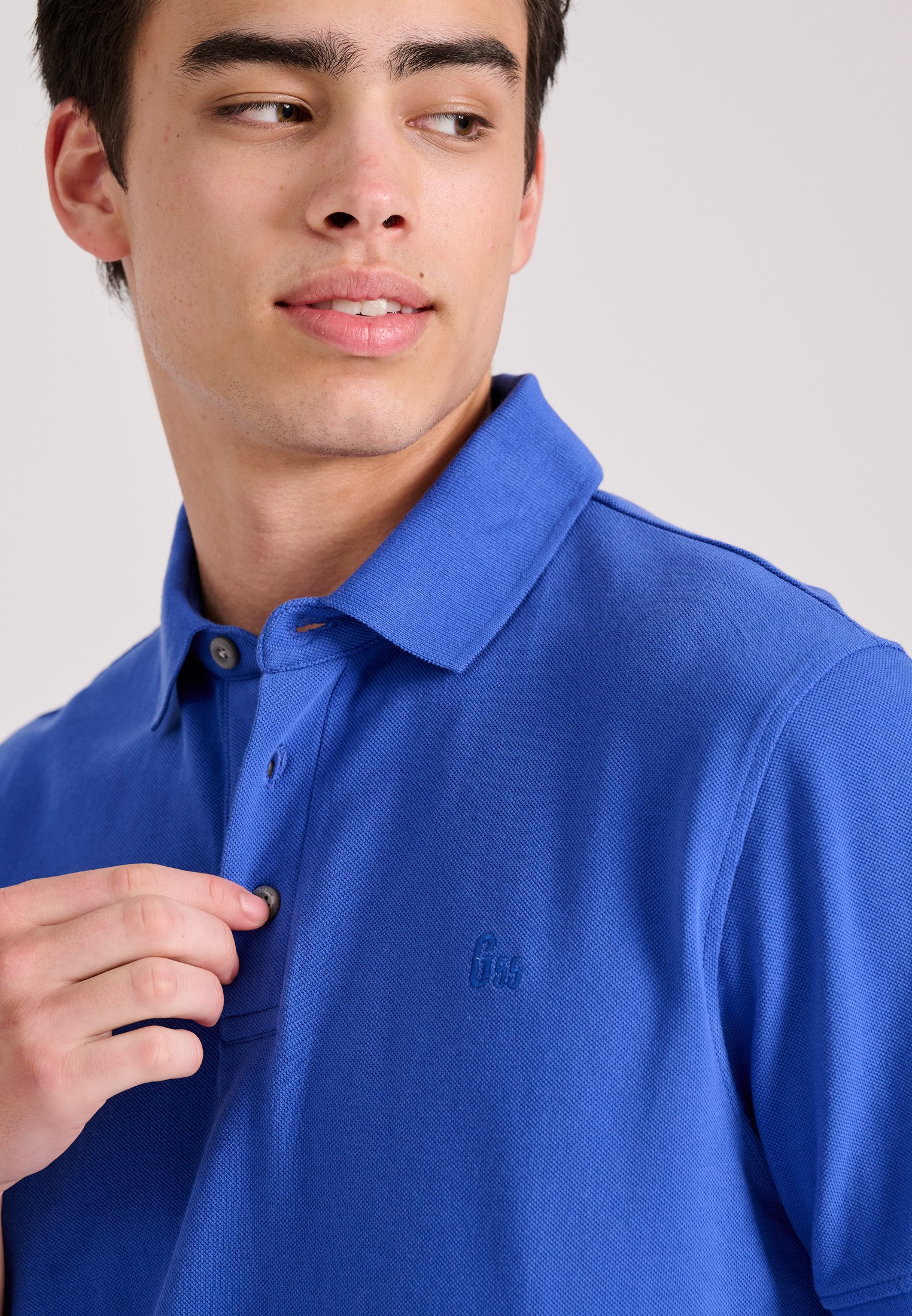 Men's Polo Shirts Funky Buddha Blue