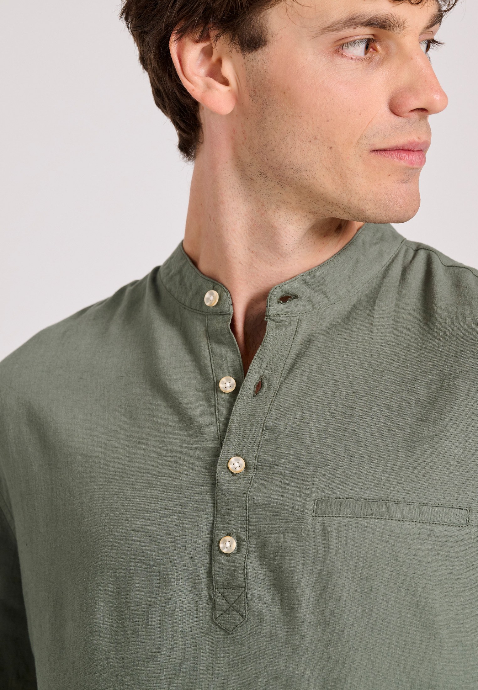 Men's Shirts Funky Buddha Green
