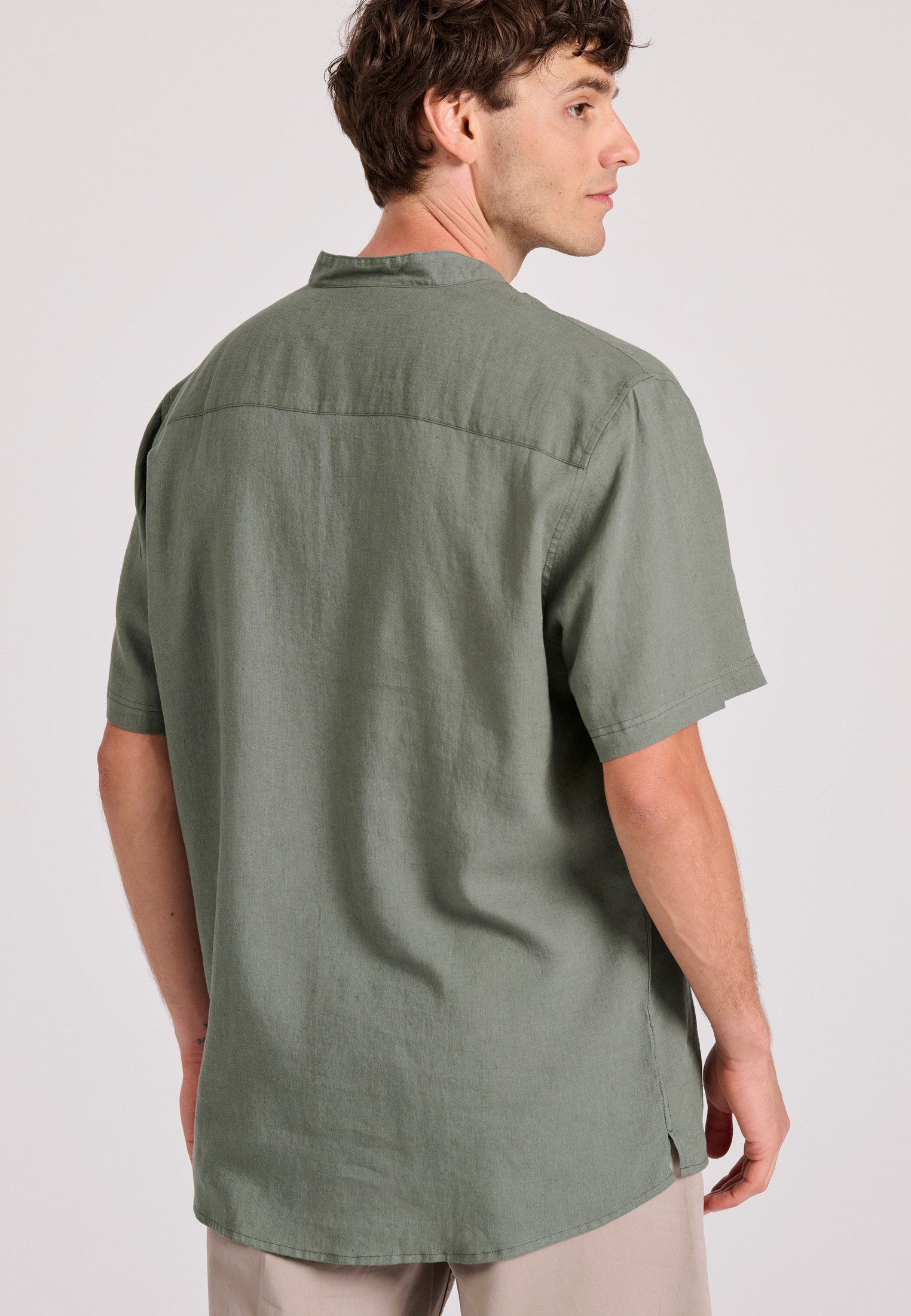 Men's Shirts Funky Buddha Green