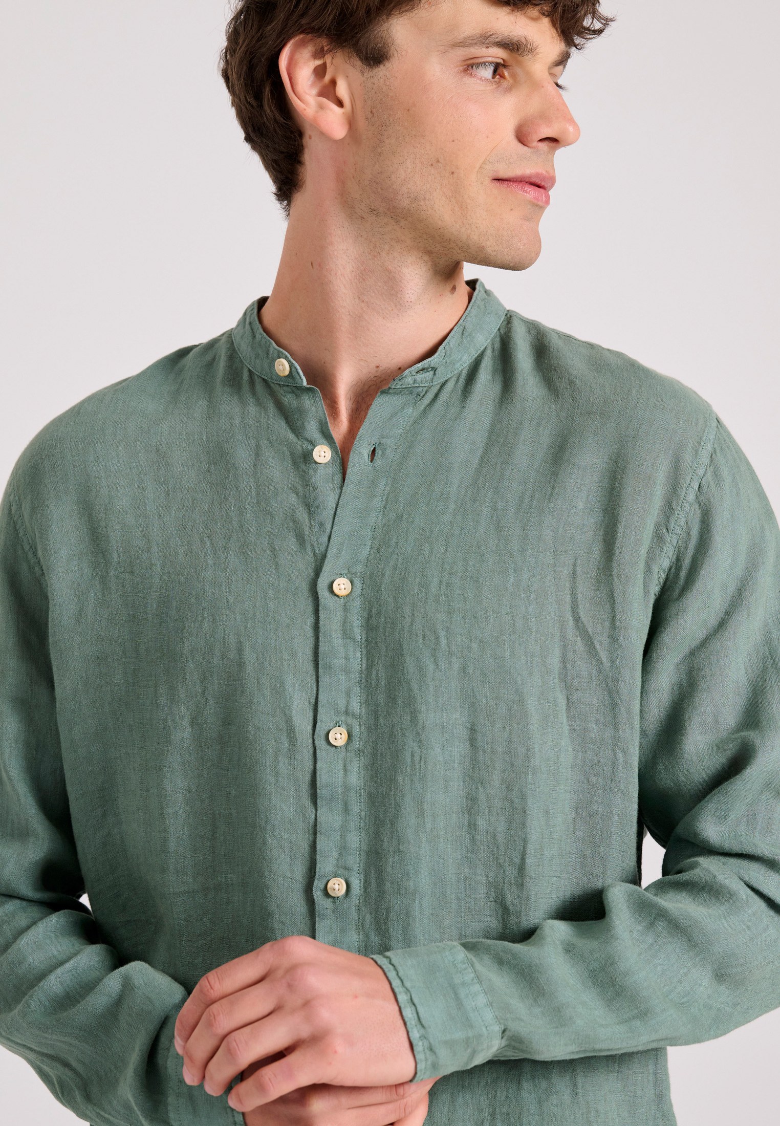 Men's Shirts Funky Buddha Green