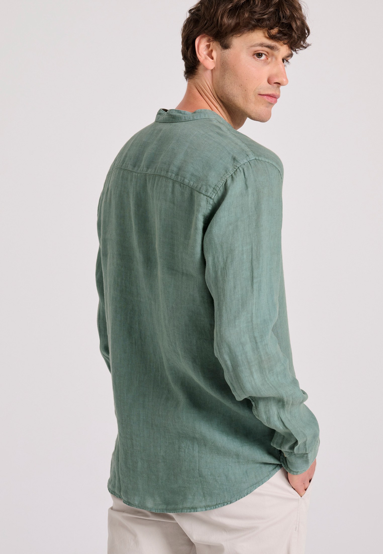 Men's Shirts Funky Buddha Green