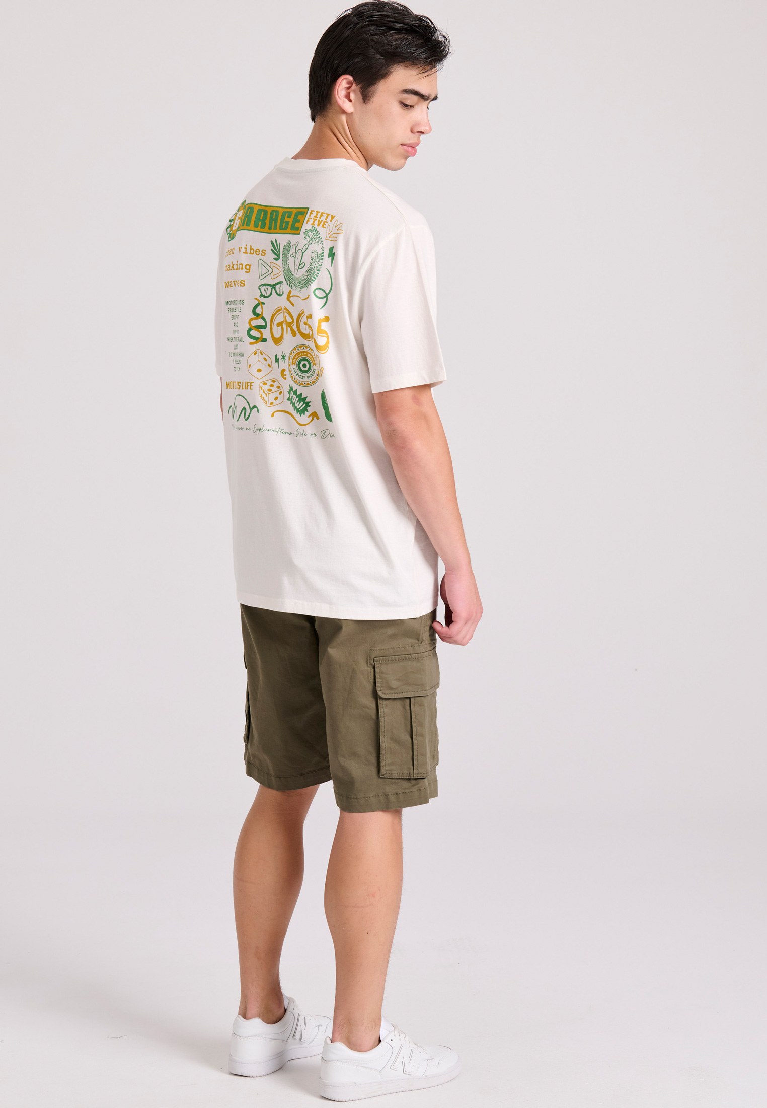 Men's Shirts Funky Buddha White