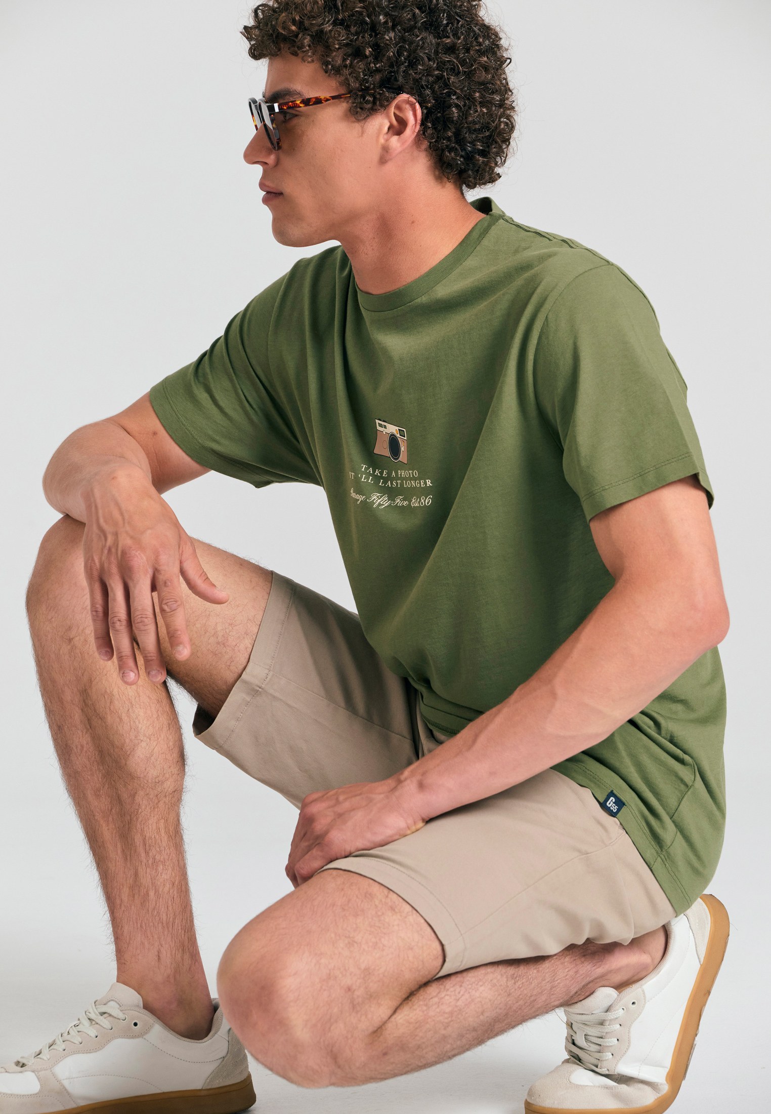 Men's Trousers Funky Buddha Beige