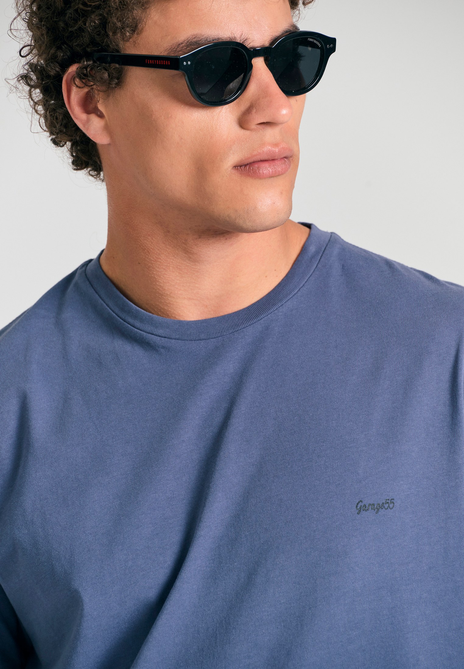 Men's T-Shirts Funky Buddha Blue