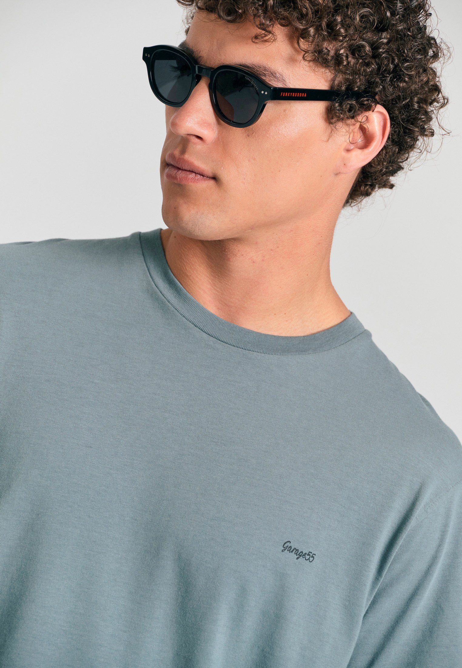 Men's T-Shirts Funky Buddha Gray