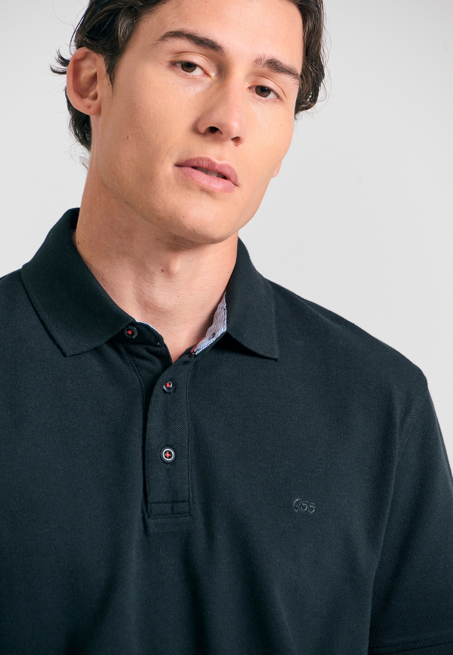 Men's Polo Shirts Funky Buddha Black
