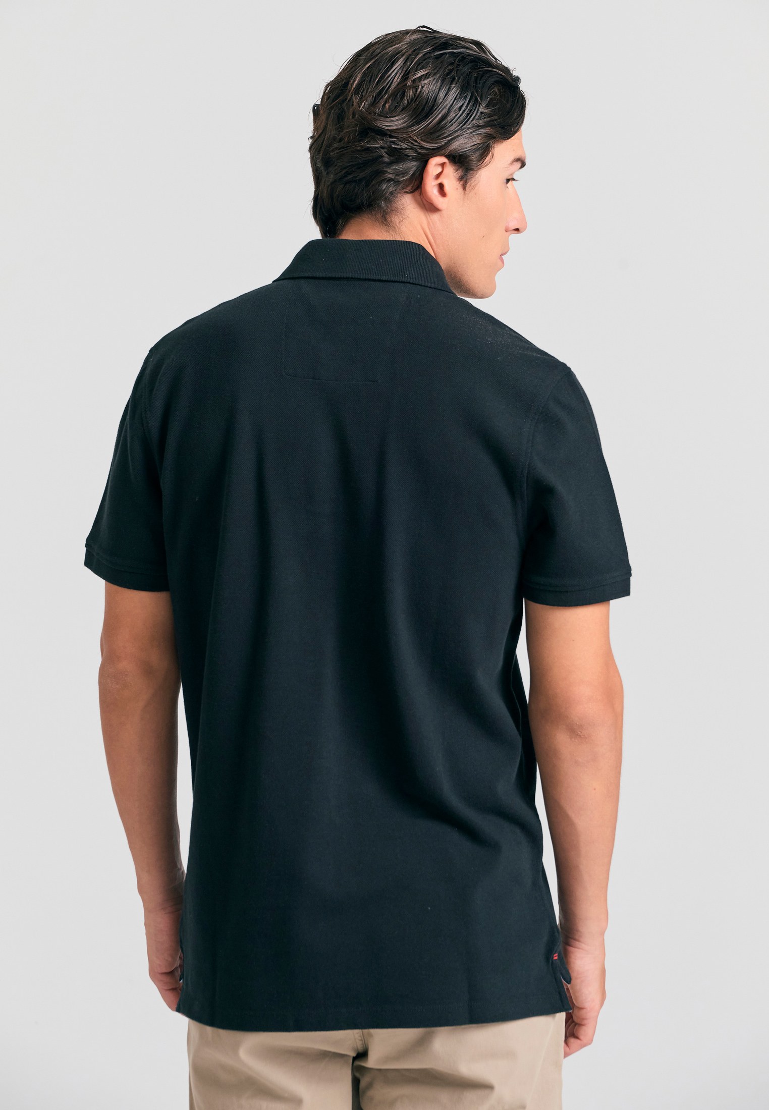 Men's Polo Shirts Funky Buddha Black